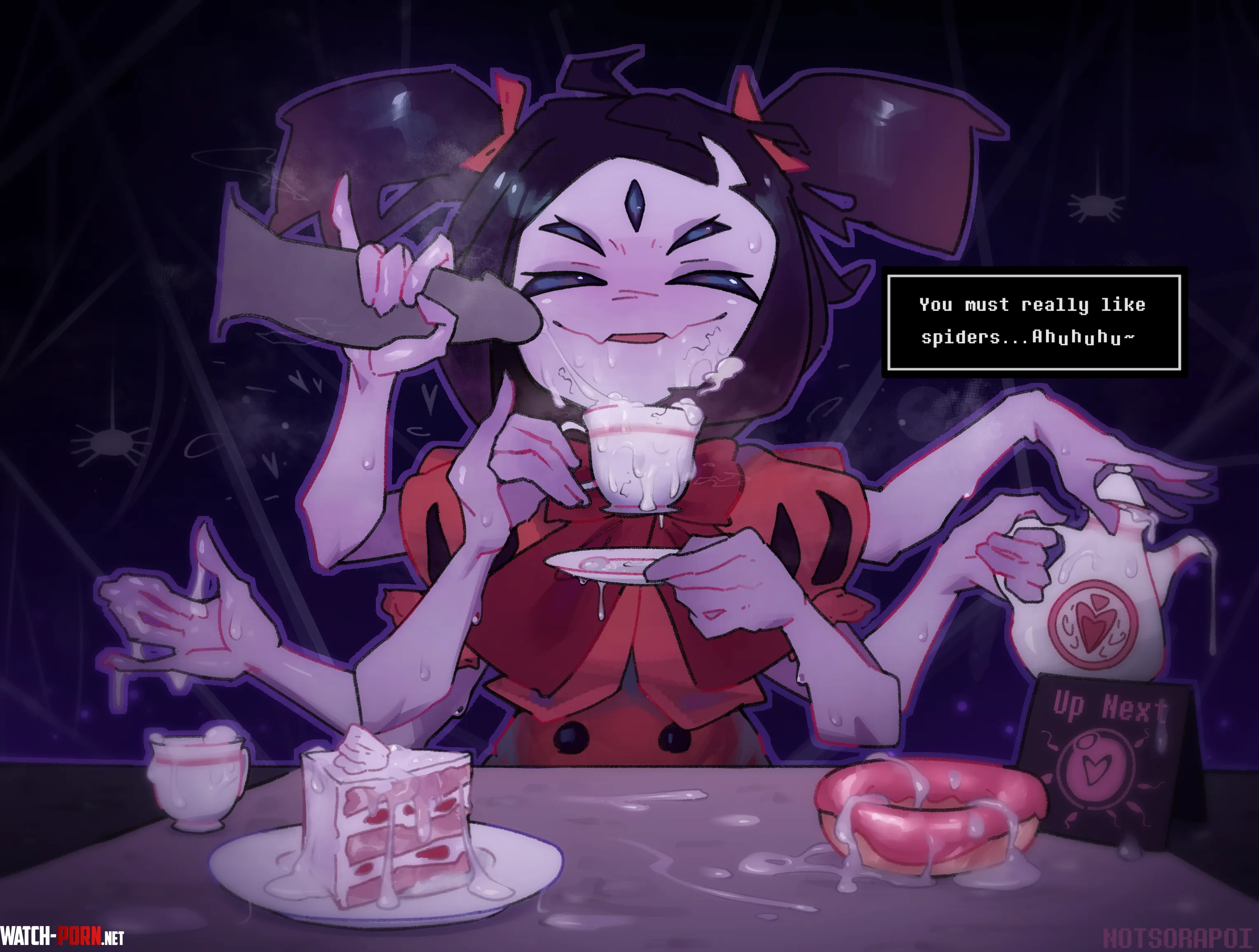 Muffet Sorapoi Undertale by Kalecik