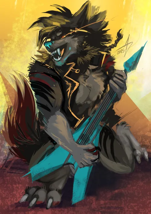 Thumbnail Amberdrop's Debut: Fenris Art by AmberdropArt | Furry Category