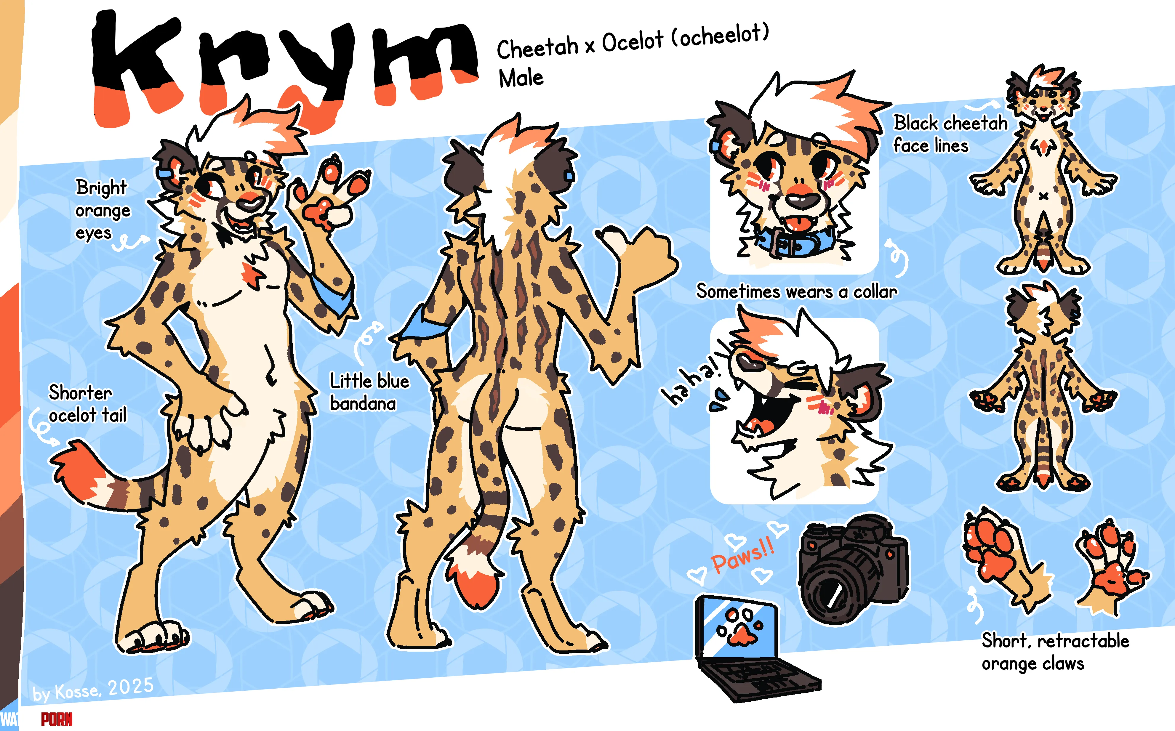 What do you think about my new ocheelot sona by KrymKg