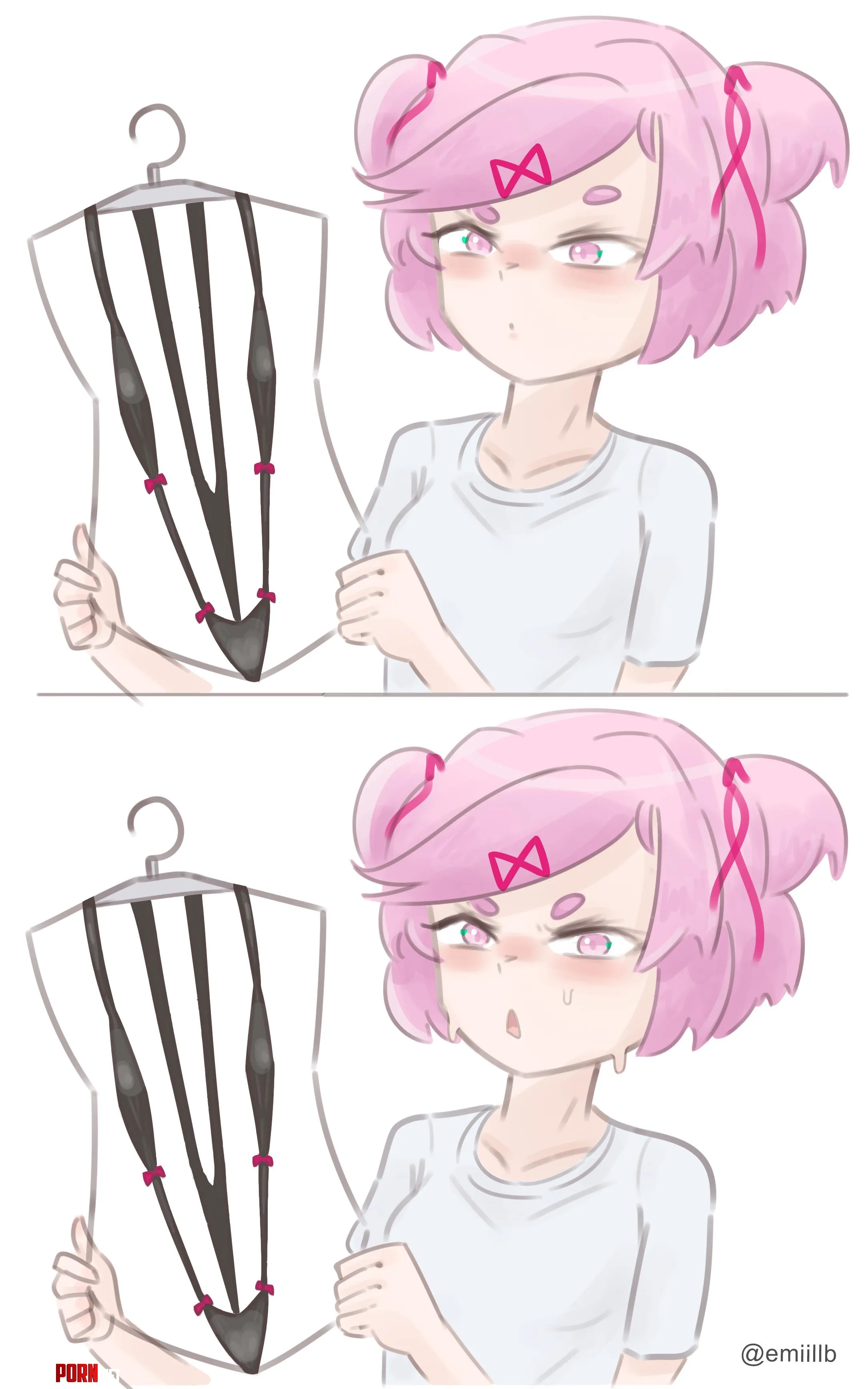 Natsukis a little suspicious  emiillb by Ok_Path_8969