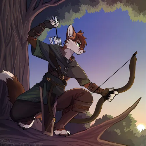 Thumbnail Snejekme's Archer: A Furry Delight by Snejjek