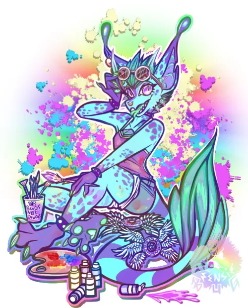 Thumbnail Angel-Inspired Sona Art | furry