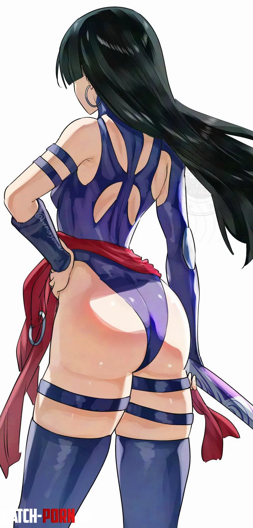 Psylocke booty Marvel Rivals by Silent_Steak_9540