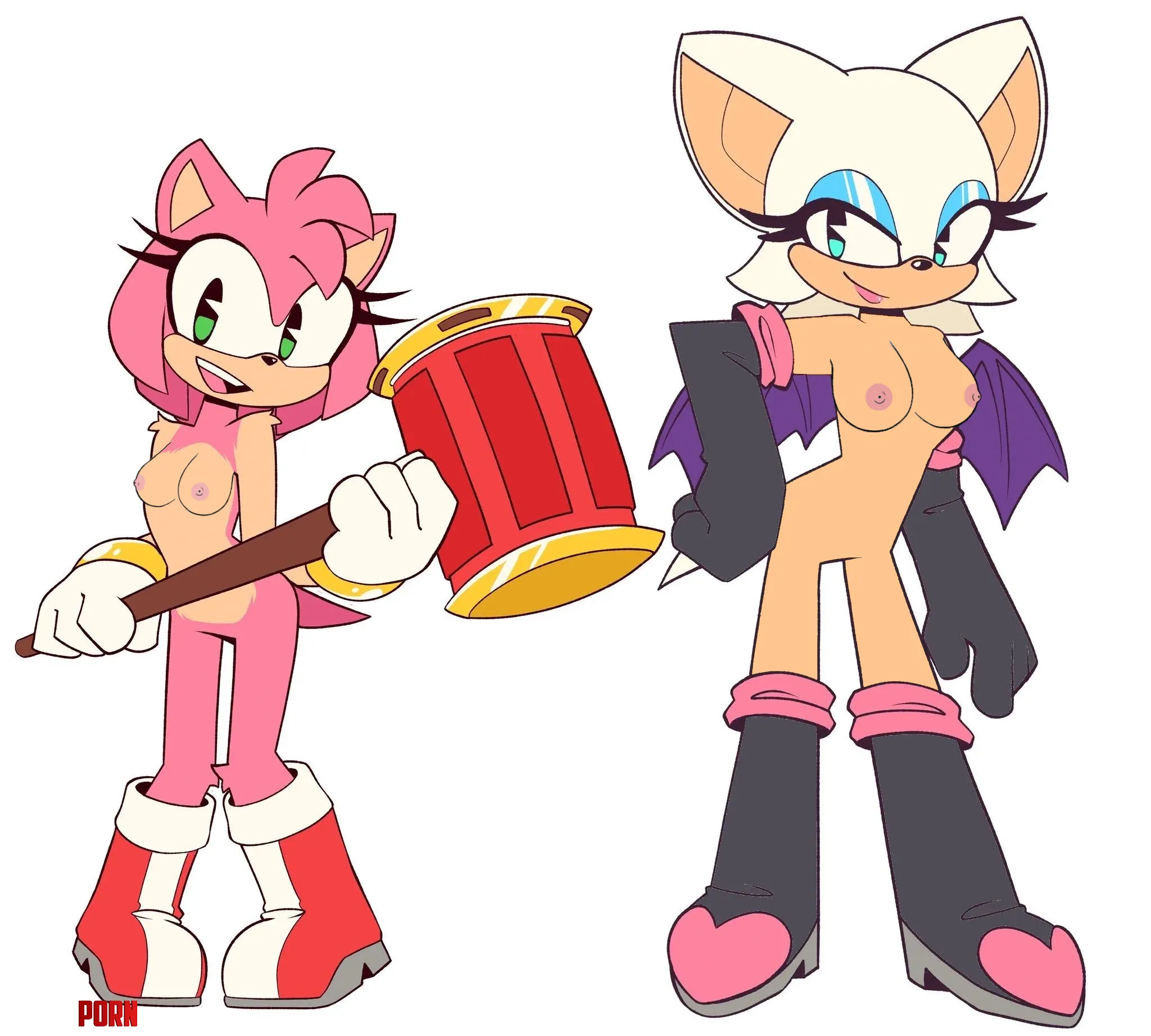 Amy and Rouge FF by mmax67379