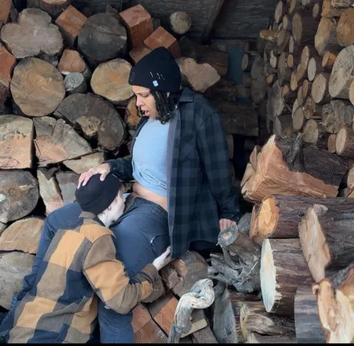 Thumbnail Intimate Pleasures: Embracing Passion in the Woodshed by enby_dykes_