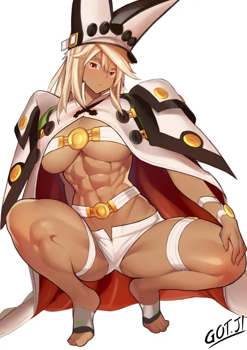 Thumbnail Ramlethal GOJI CH Guilty Gear Fitness Art by Throwawheylmao