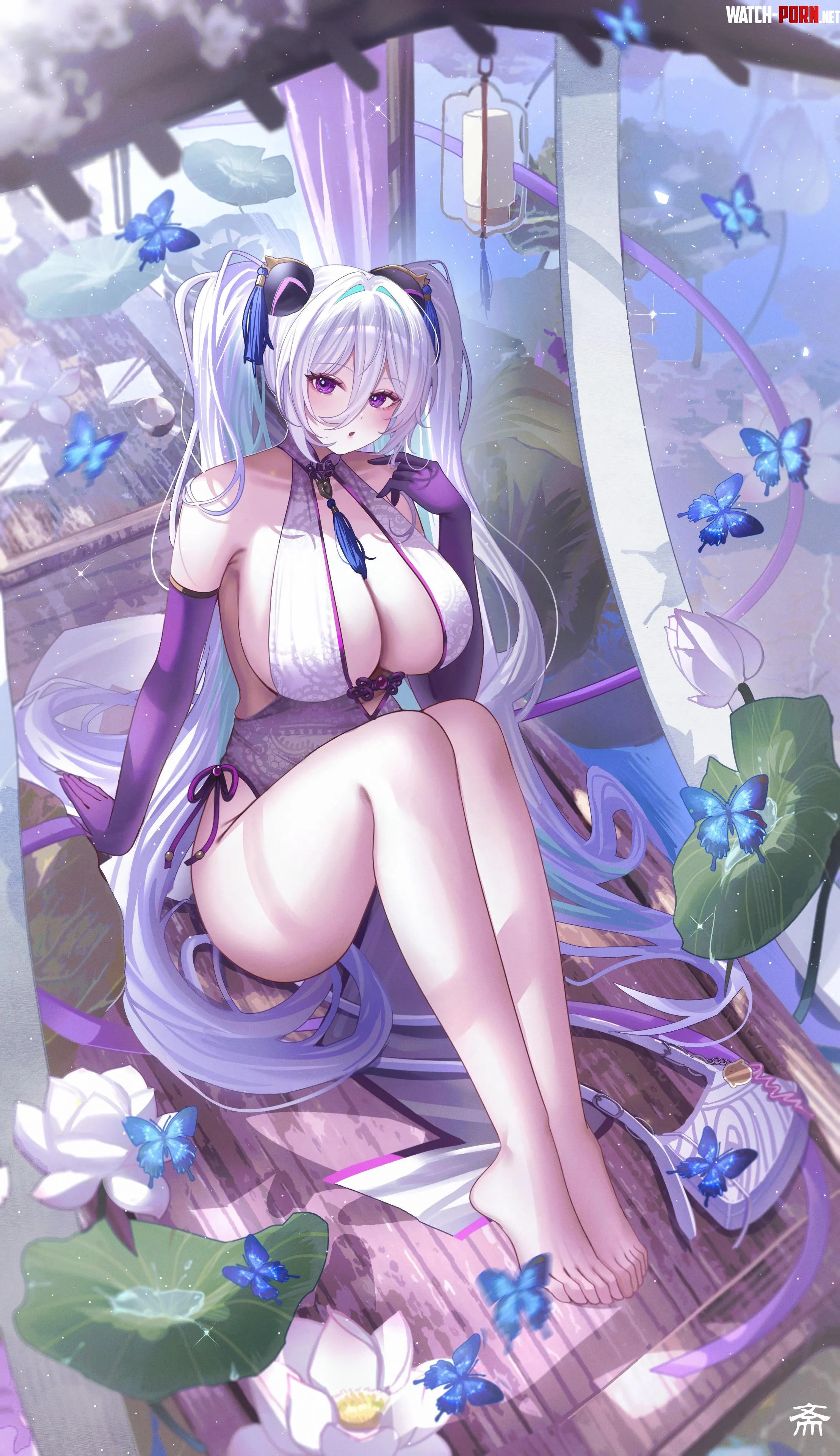 Qipao Kearsarge Azur Lane by Silent_Steak_9540