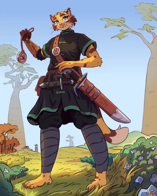 Thumbnail Furry Adventures: My Ocelot Lady's Journey by Galinn-Arts