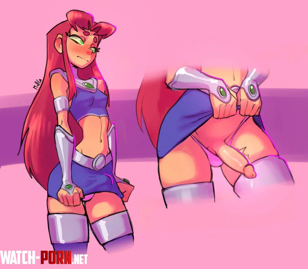 Starfire asking for some help malcontentus by Da_Darius