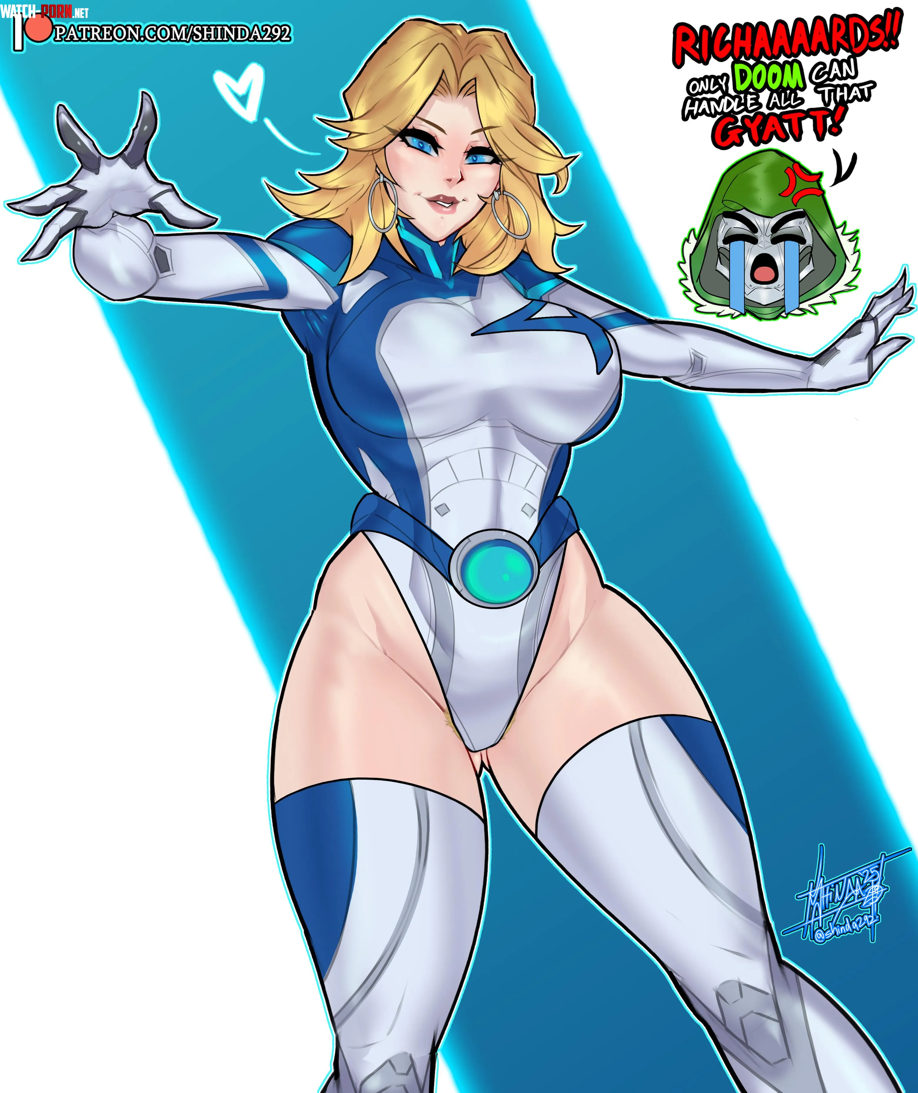 Sue StormInvisible Woman but w Visible THIGHS Shinda292 Marvel Rivals by Shinda292