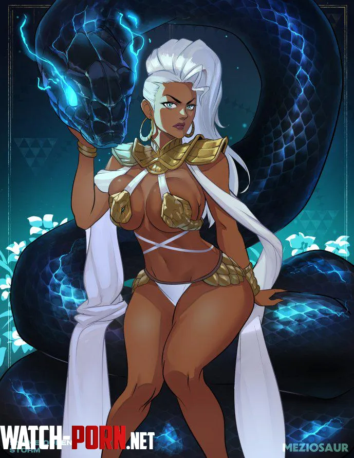 Snake Queen Storm Meziosaur Marvel Rivals by EroMestre