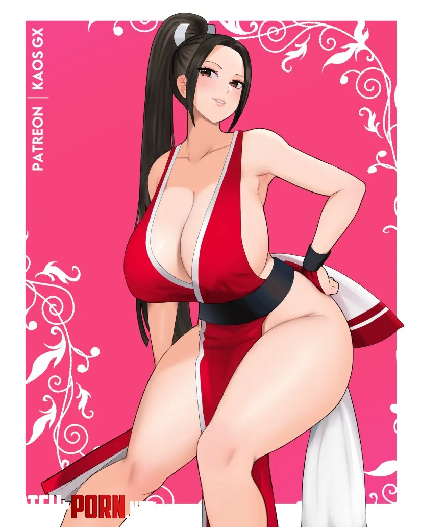 Mai Shiranuis thick and fertile body poking out of her flimsy clothes by Terran117