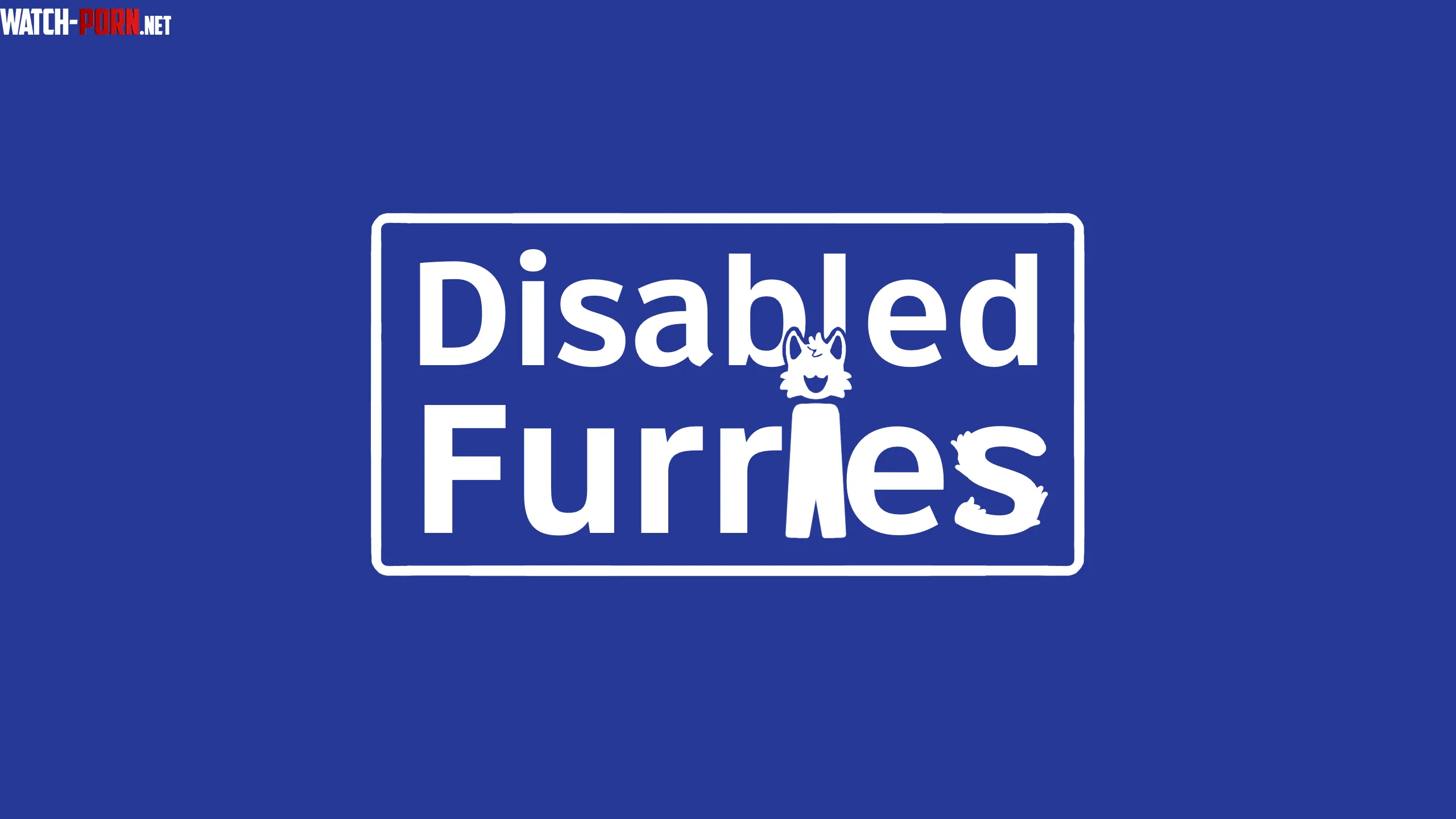 My logo design is for the disabled furry community  Check my profile there are more artworks for the disabled furry community by GabrielGreenWolf