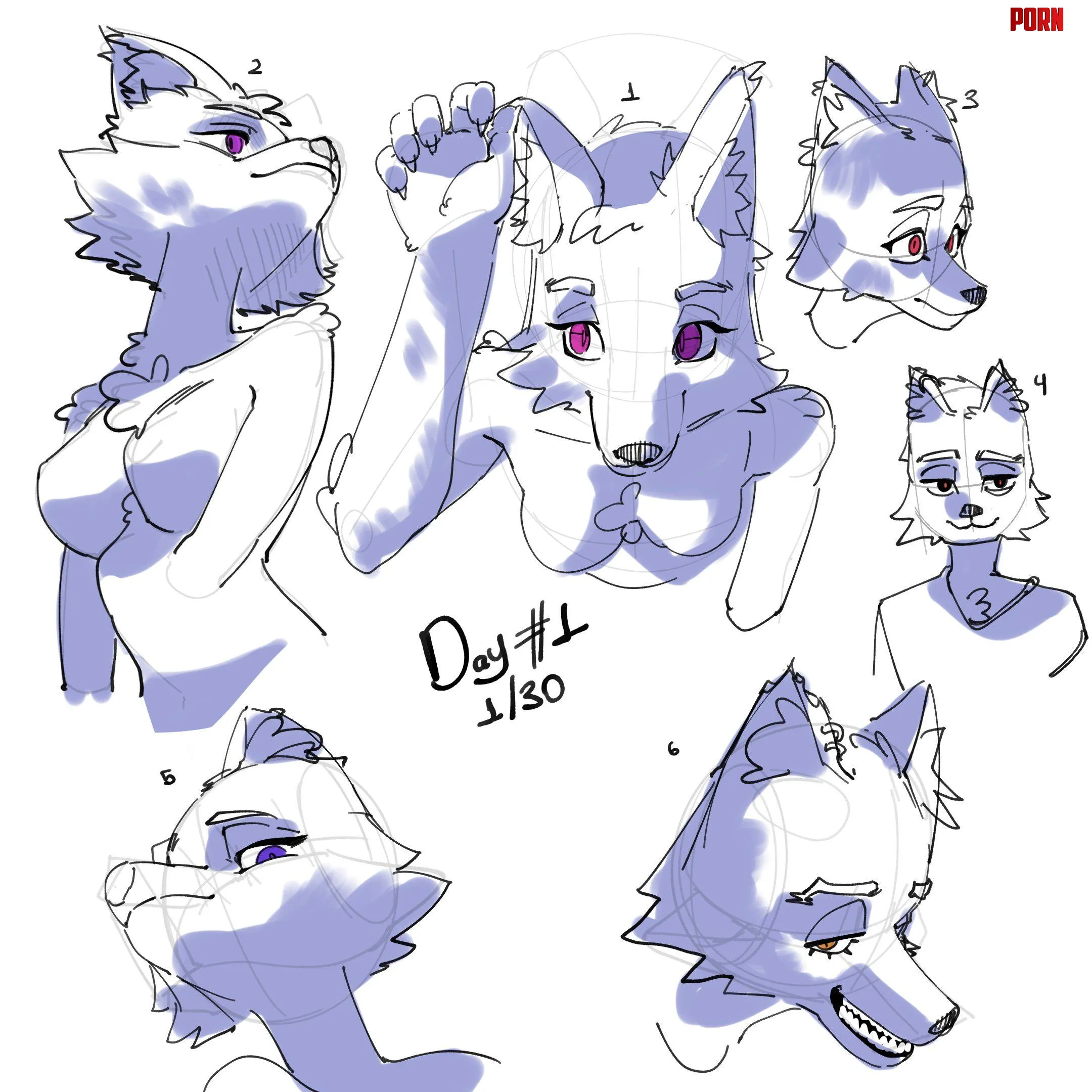 Im learning how to draw Furry style send your OCs so I can practice by akumuth