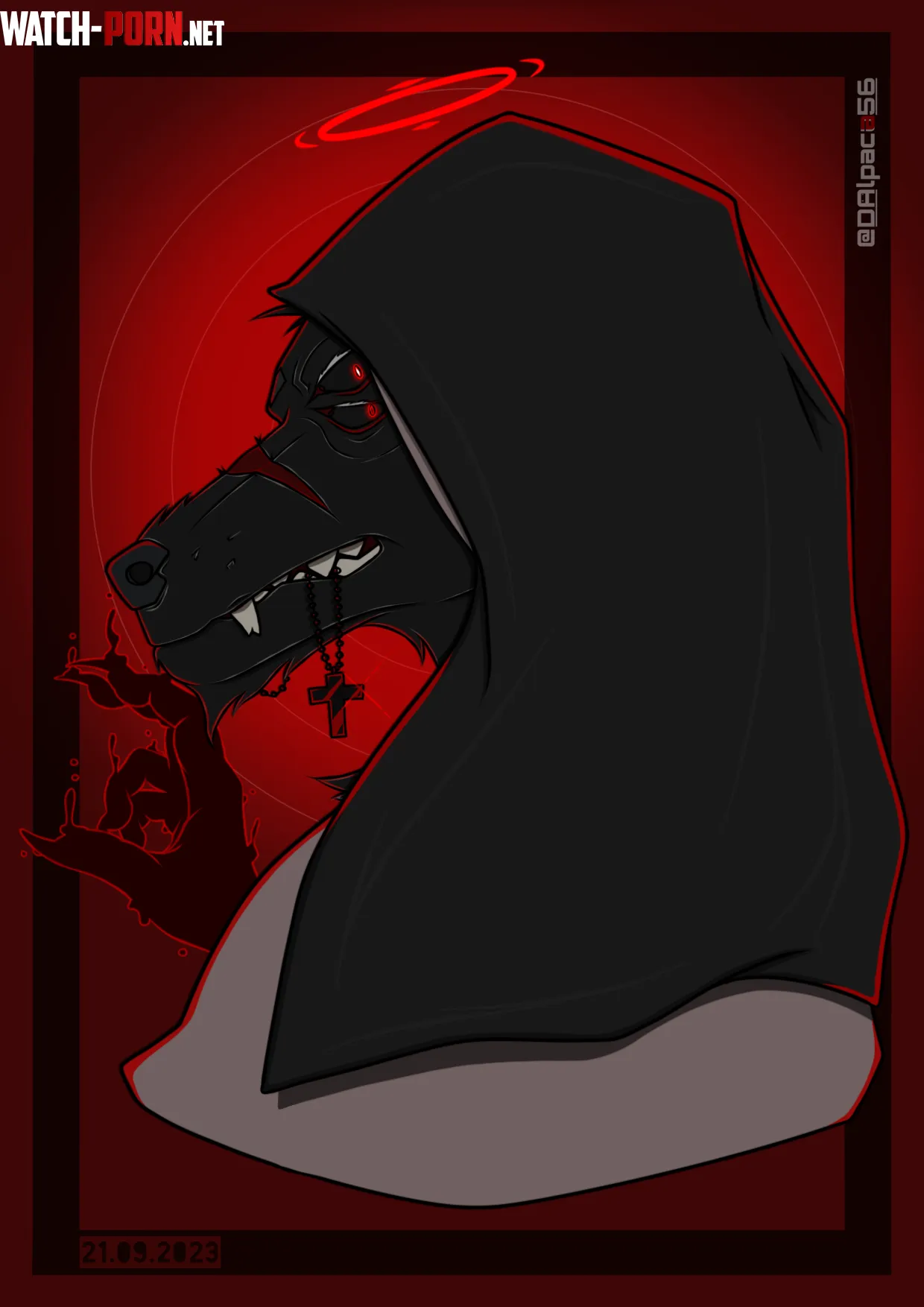 Werewolf Nun OC by Few-Particular5138