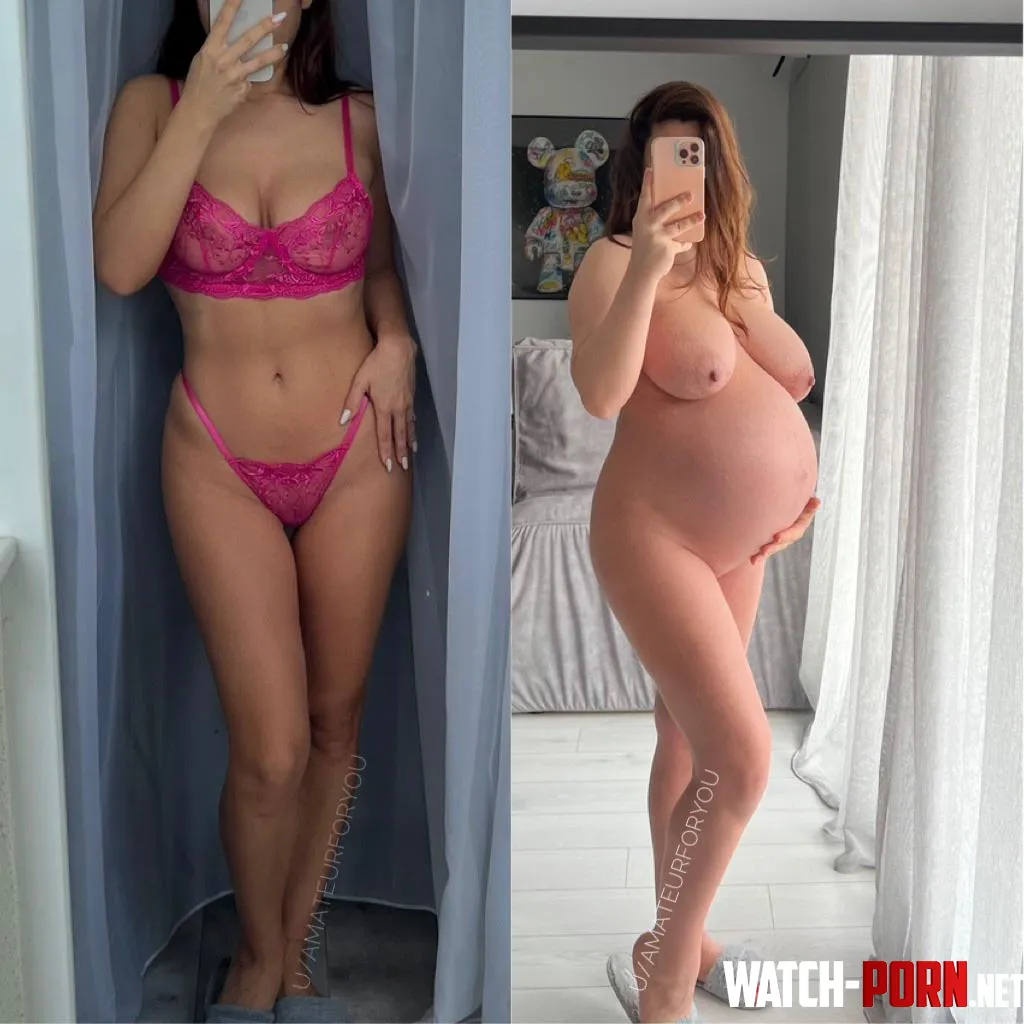 8weeks vs 36weeks which one is hotter by Amateurforyou