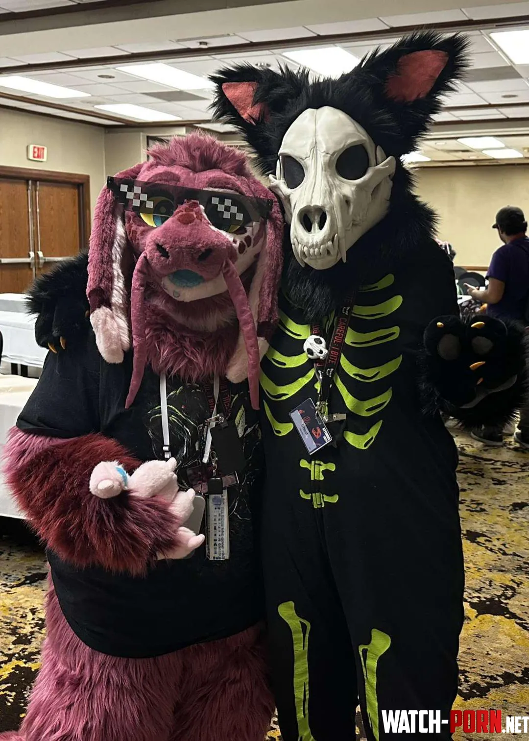 If anyone sees us at ANE tomorrow feel free to come say hi or ask for a hug by crazywolf828