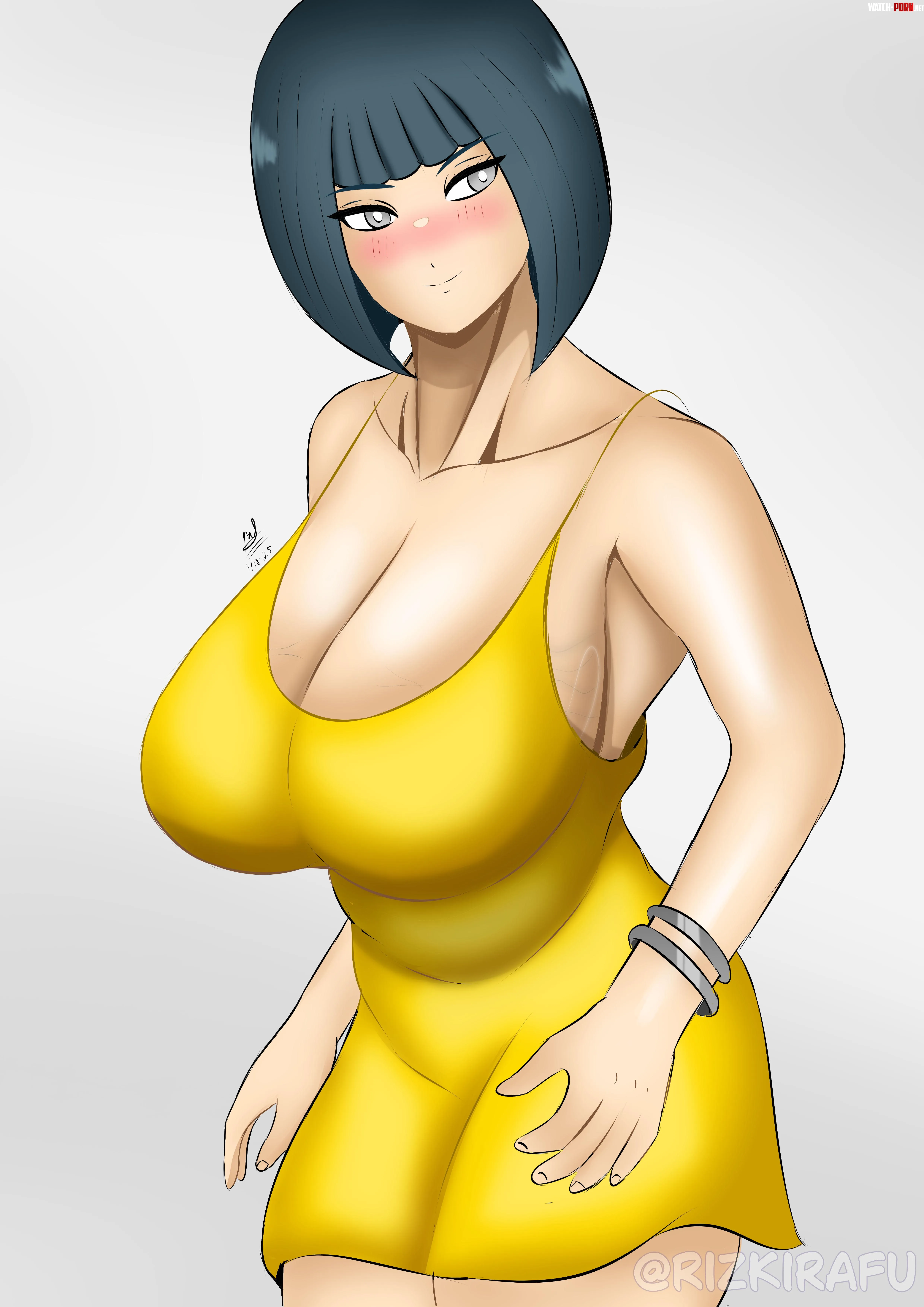 Hinata in yellow dongtan by rizkirafu