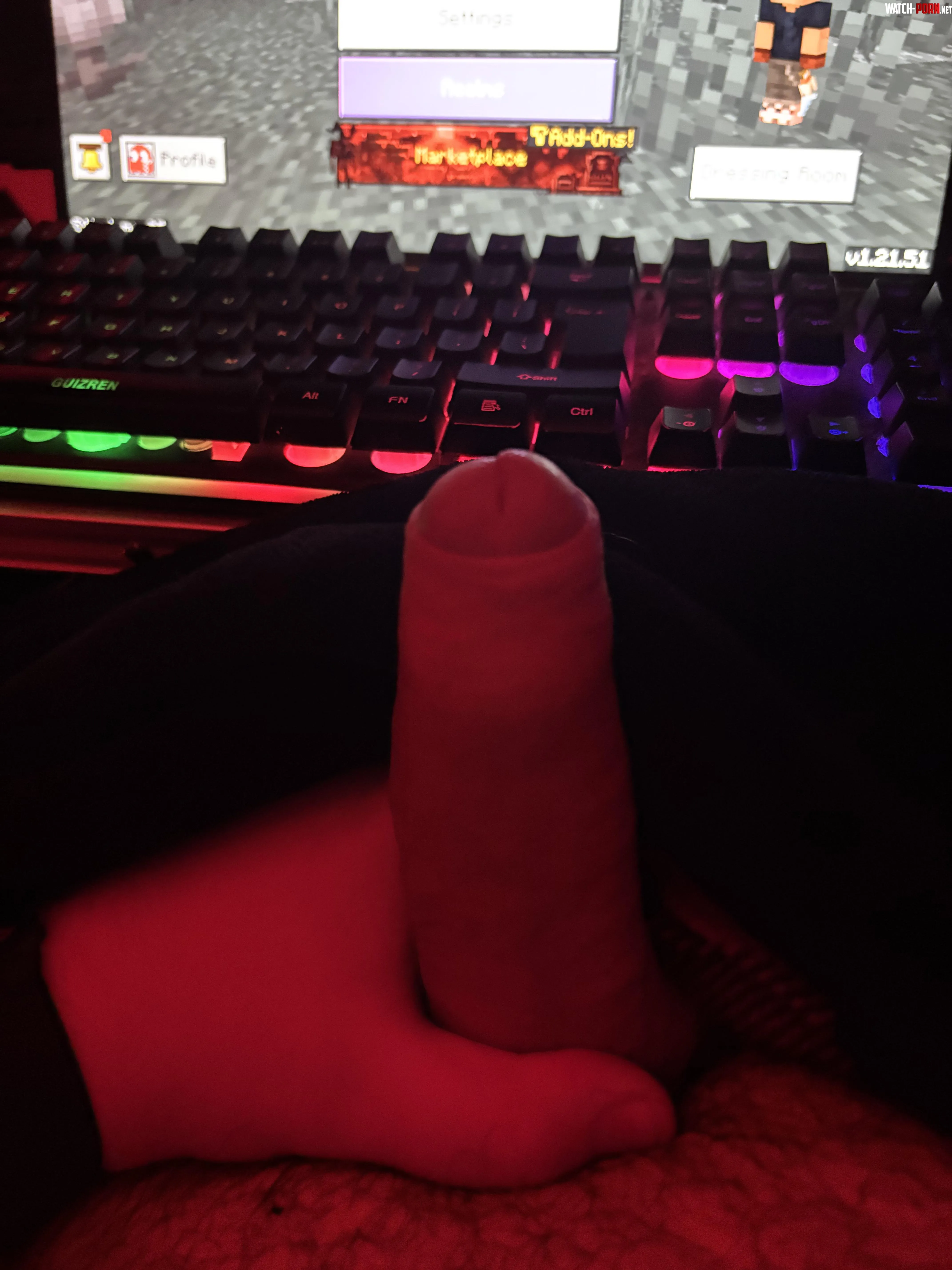 ChubGot horny while playing by Alert_Hat9652