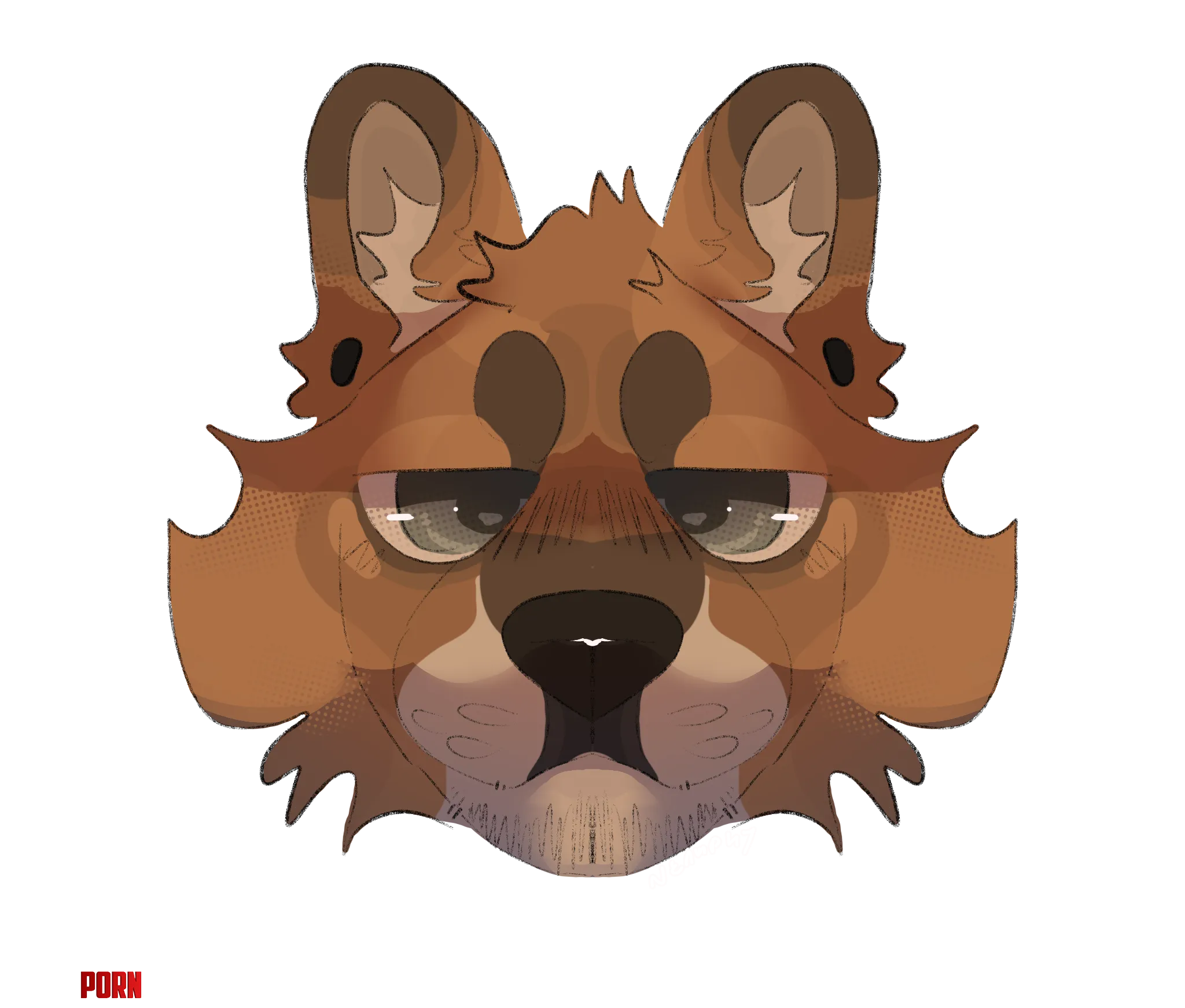 Personal headshot of my dingo oc art by me  by Ok_Room7774