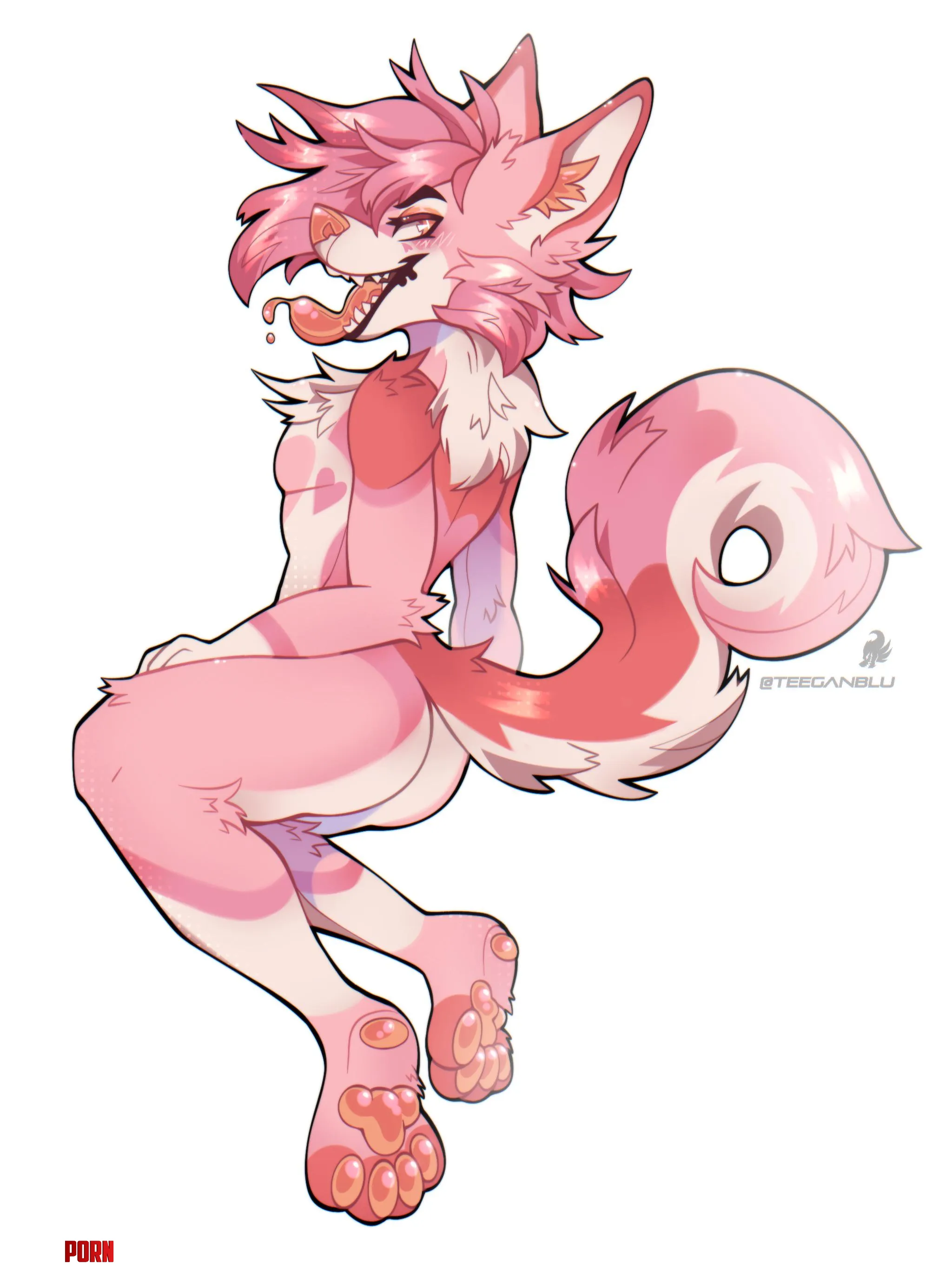 Pink  art by me teeganblu by Teeganblu