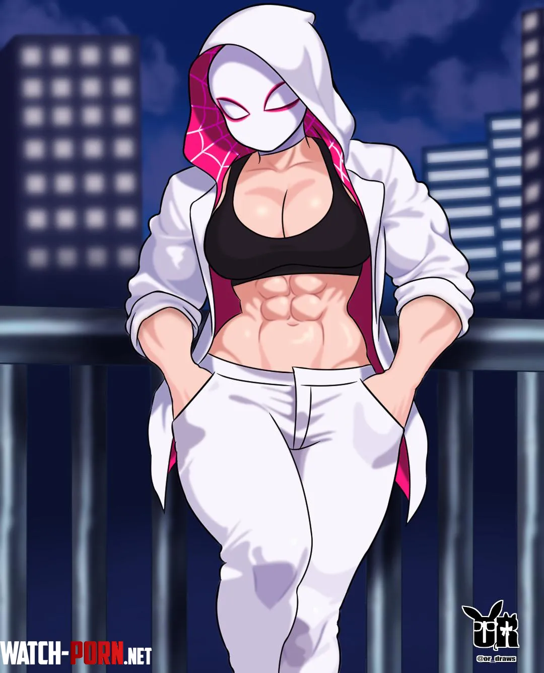 Buff SpiderGwen ordraws Marvel by I_Am_Nioh