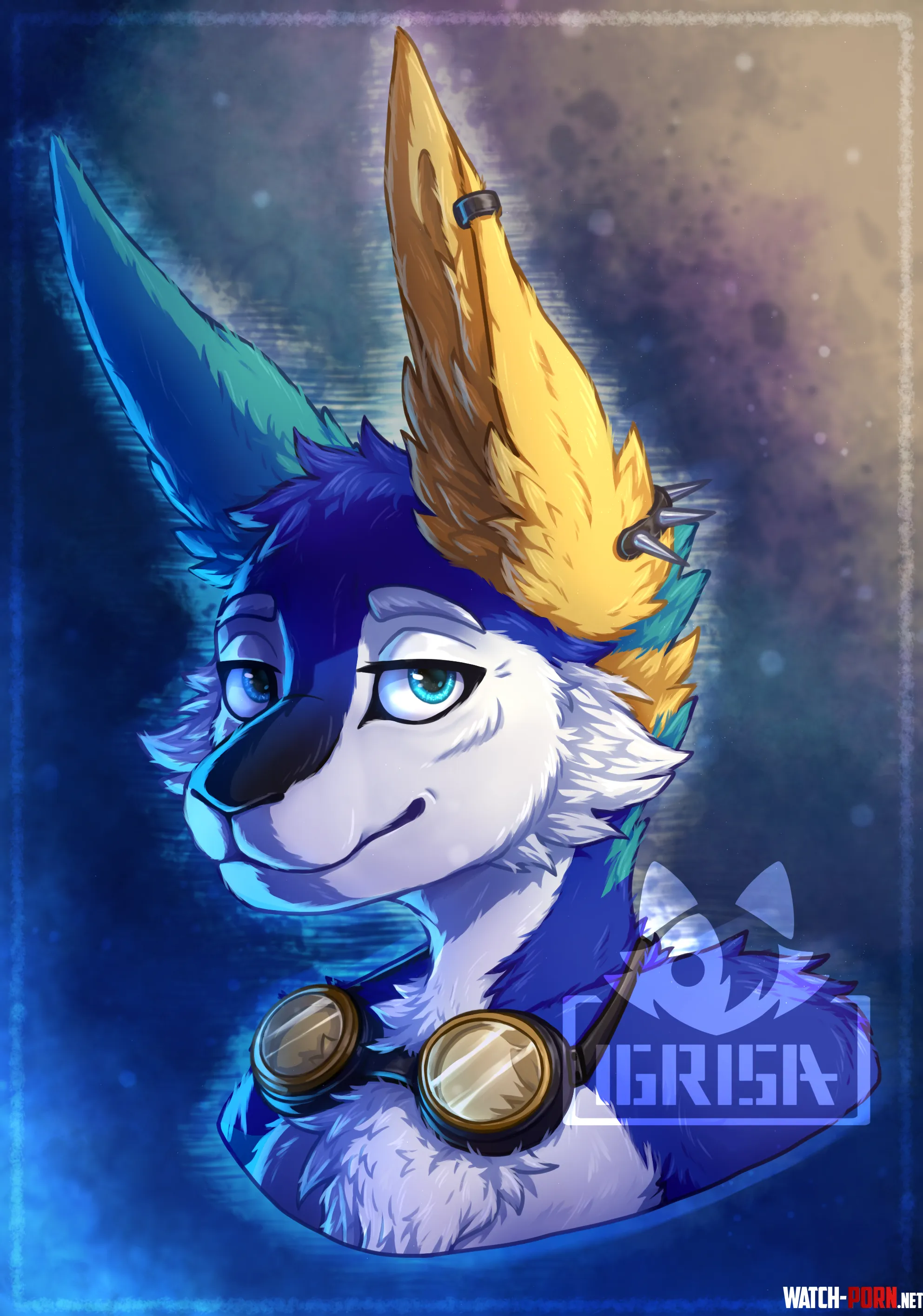 Portrait Commission for lumaziavivio the sergal by Igrisa