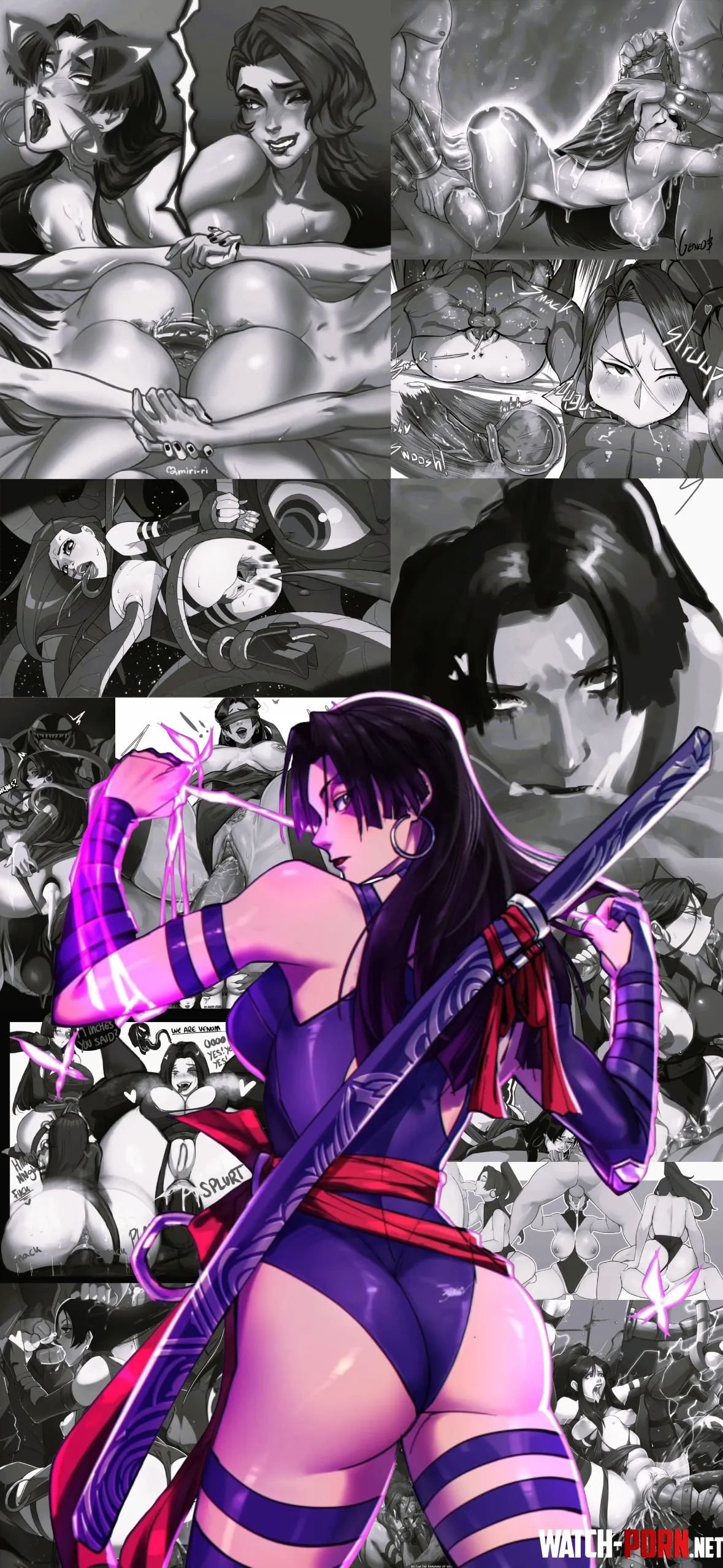 Psylocke Hentai Wallpaper Sixer Marvel by Budget-Dot2061