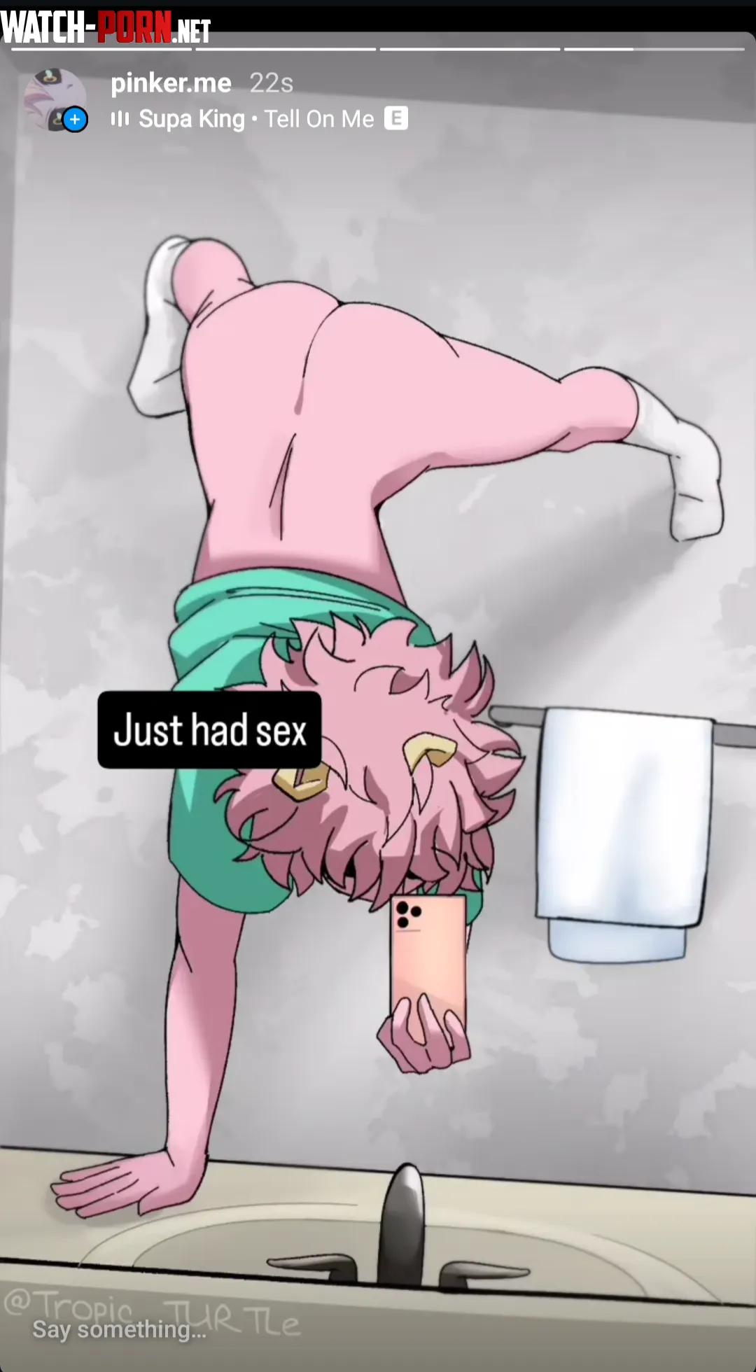 Average Ashido insta story TropicTurtle by TropicalWhale