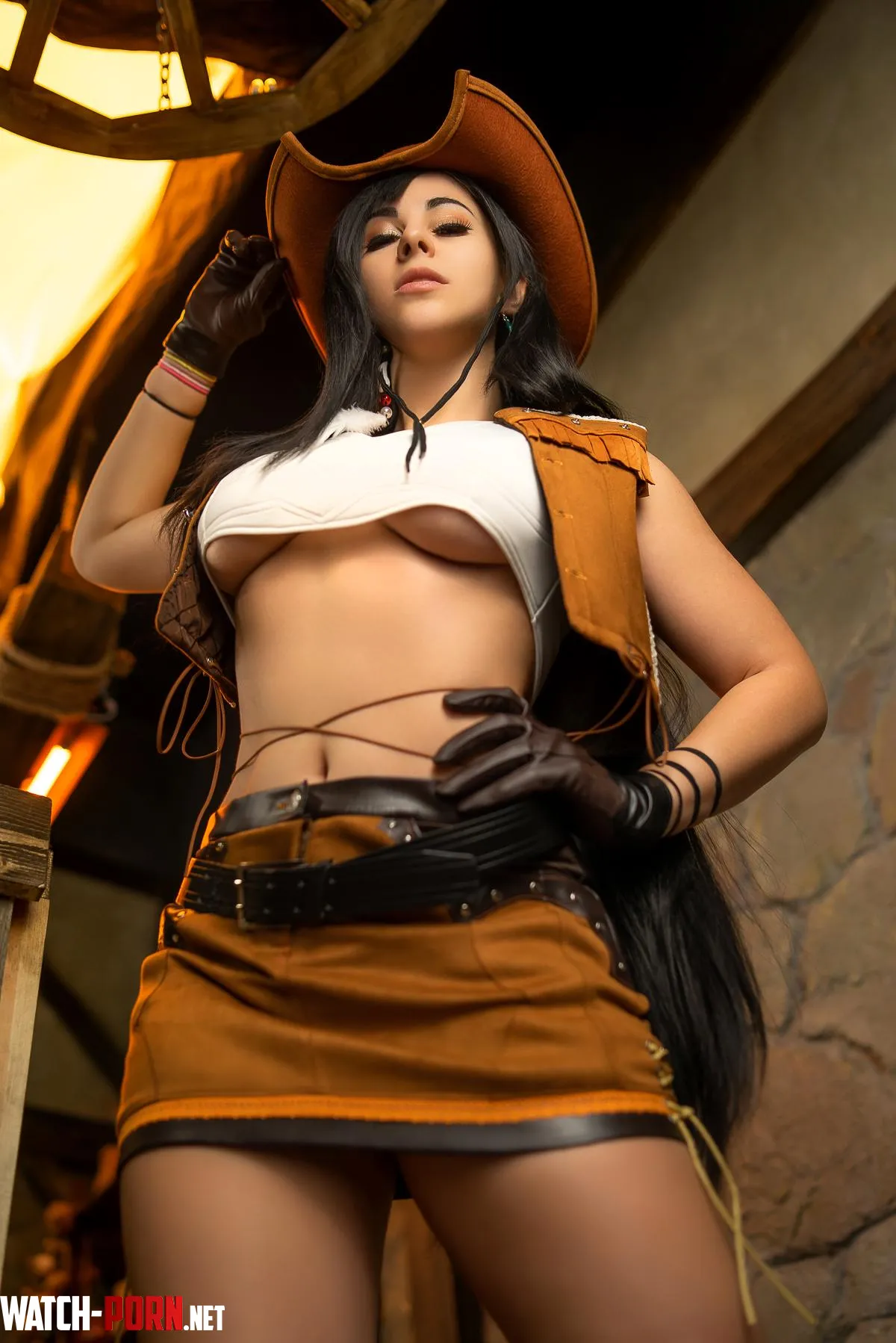 Cowgirl Tifa from Final Fantasy Crisis Core by Yuna Kairi by YunieSunshine