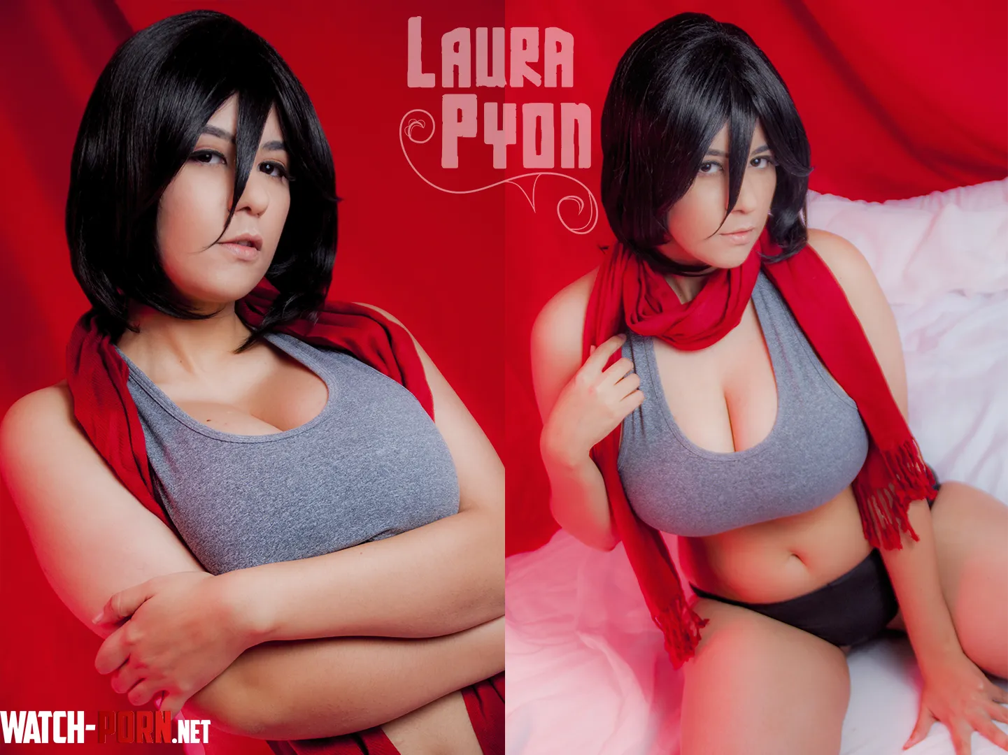 Mikasa is ready to spar with you Attack on Titan Laura Pyon by LauraPyon