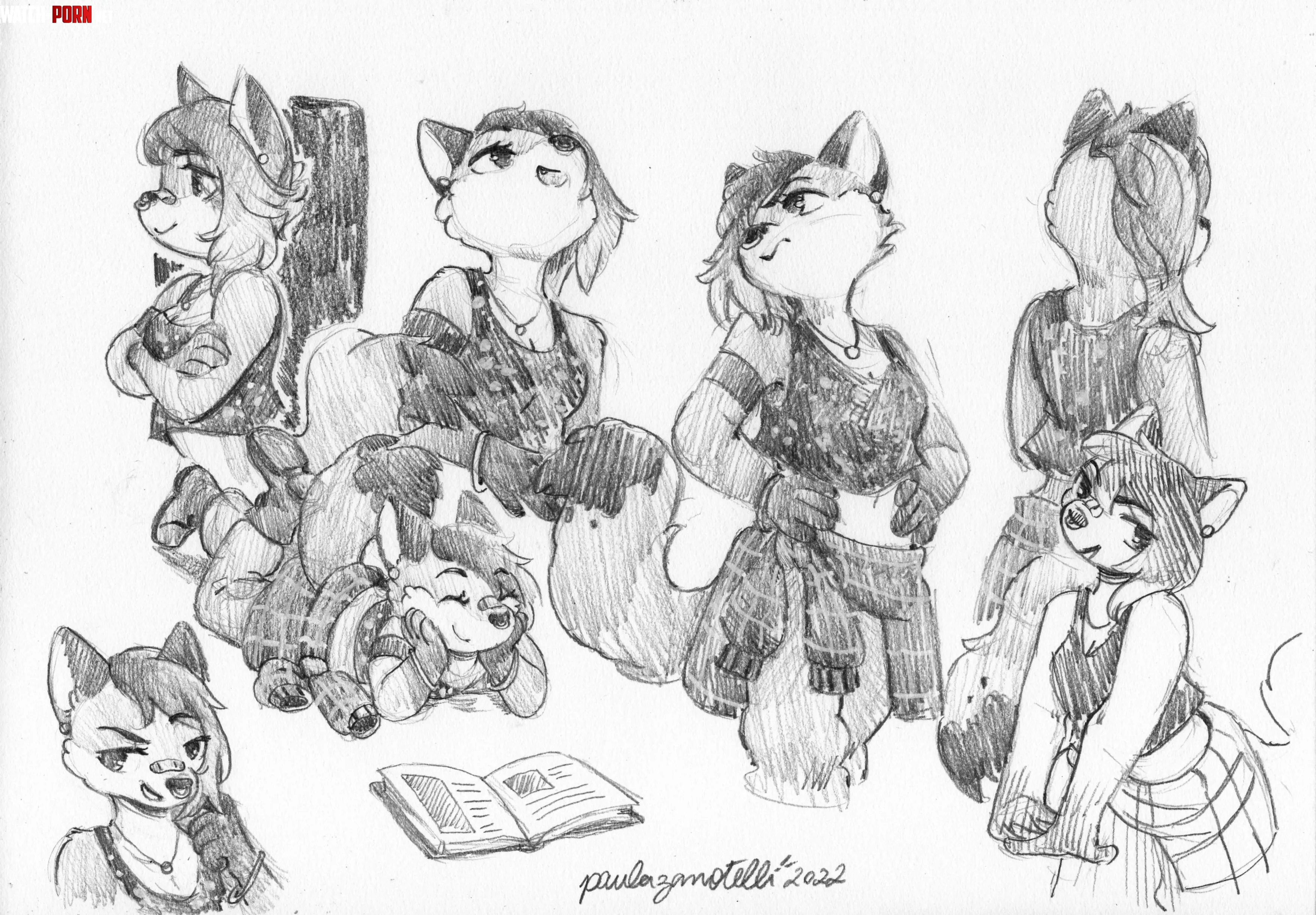 Character Sketch Page art Ive done a while ago I really loved drawing this character by paulazanotelli