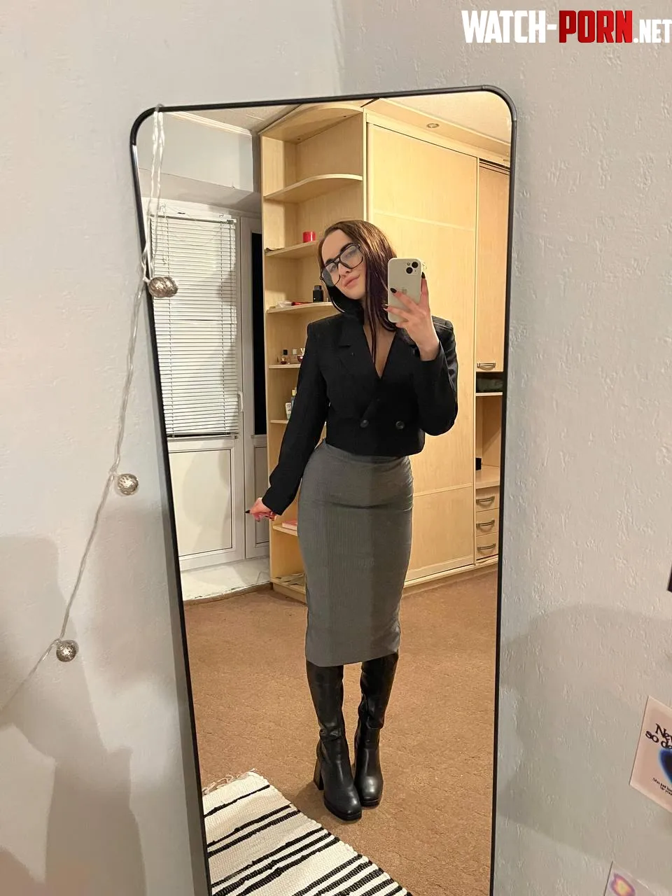 My pencil skirt for work by SweetieKittyHeart