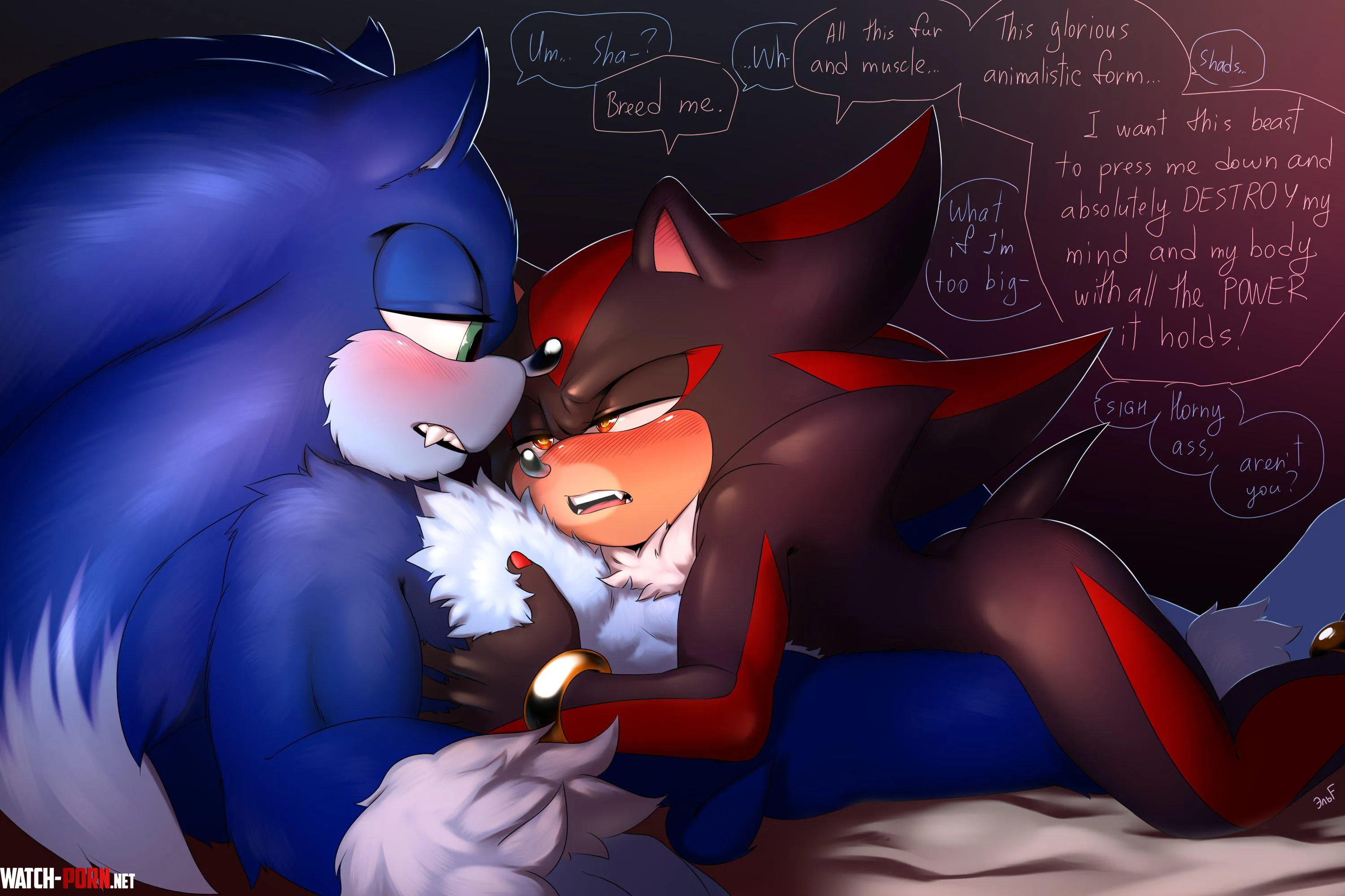 Werehog x Shadow Gay Porn MM KrazyELF by Sonic_the_hedgedog