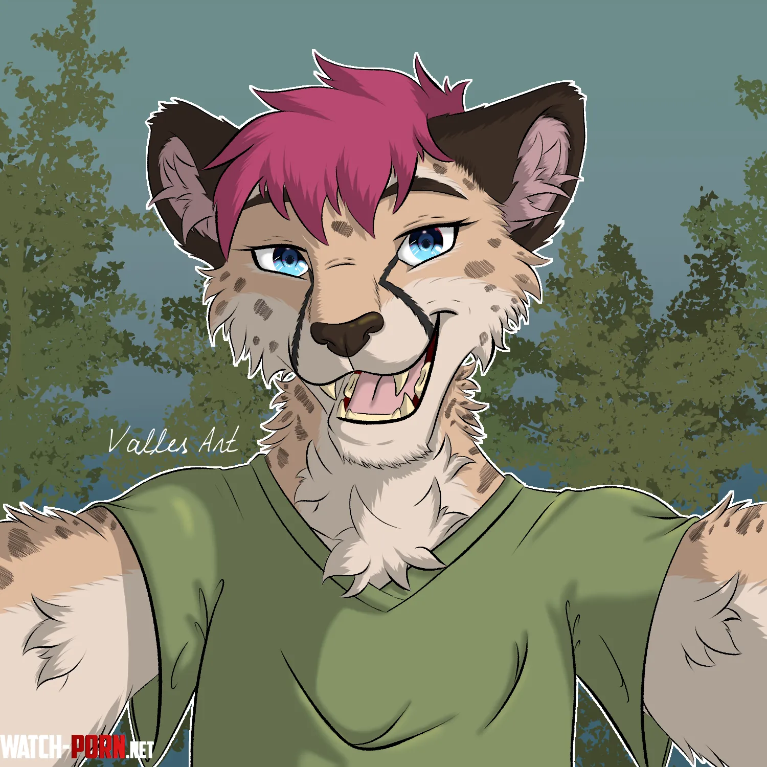 Selfie  art by me  by VallesGames