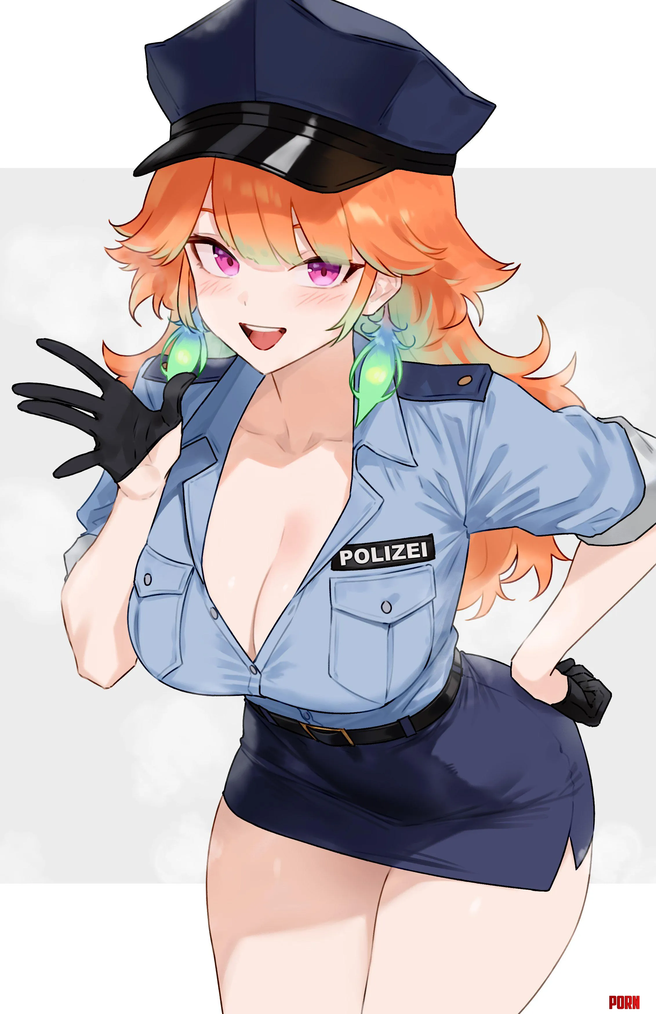 Officer Kiara Hololive by A_MASSIVE_PERVERT