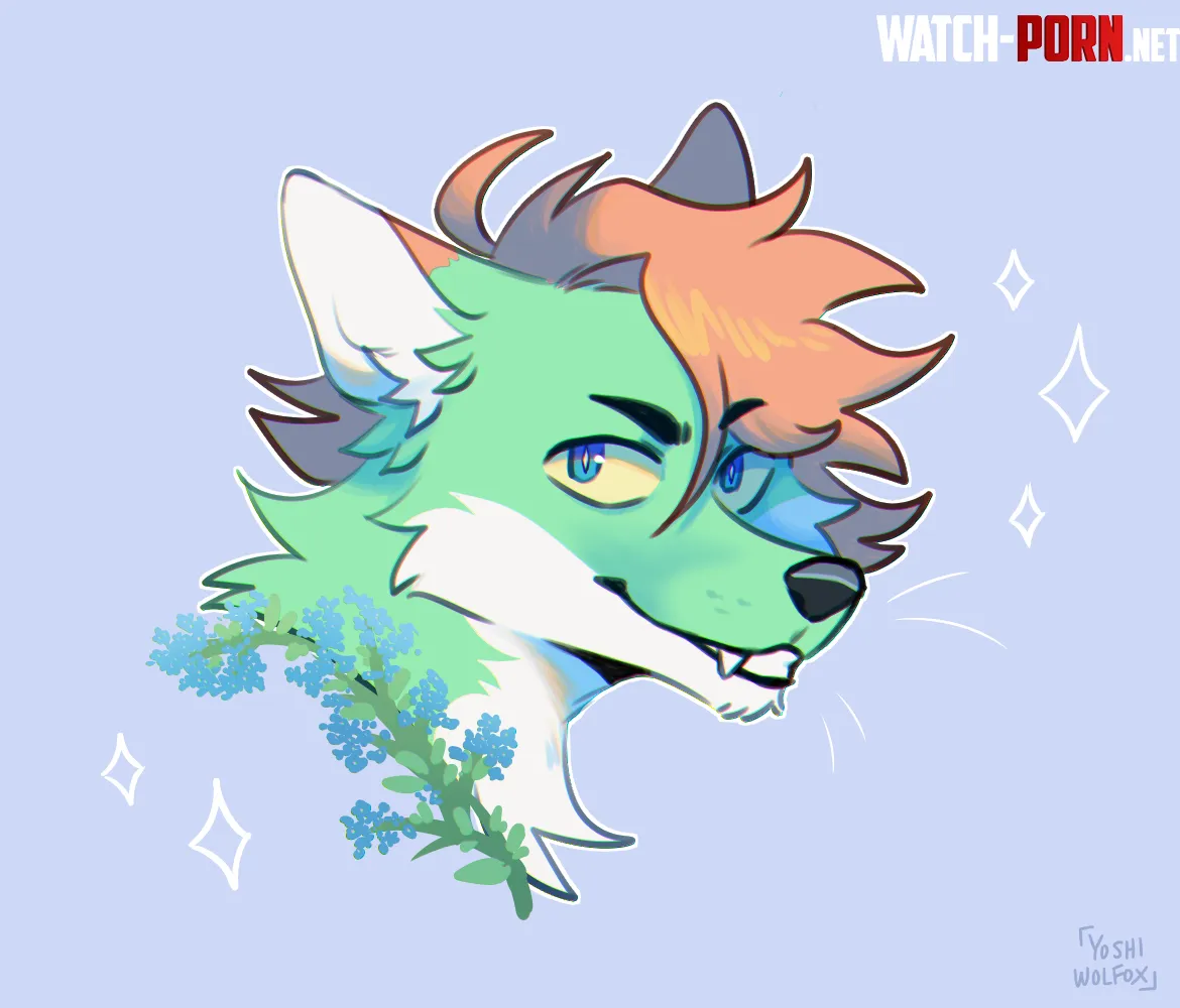 ForgetMeNot art by me by YoshiWolfox