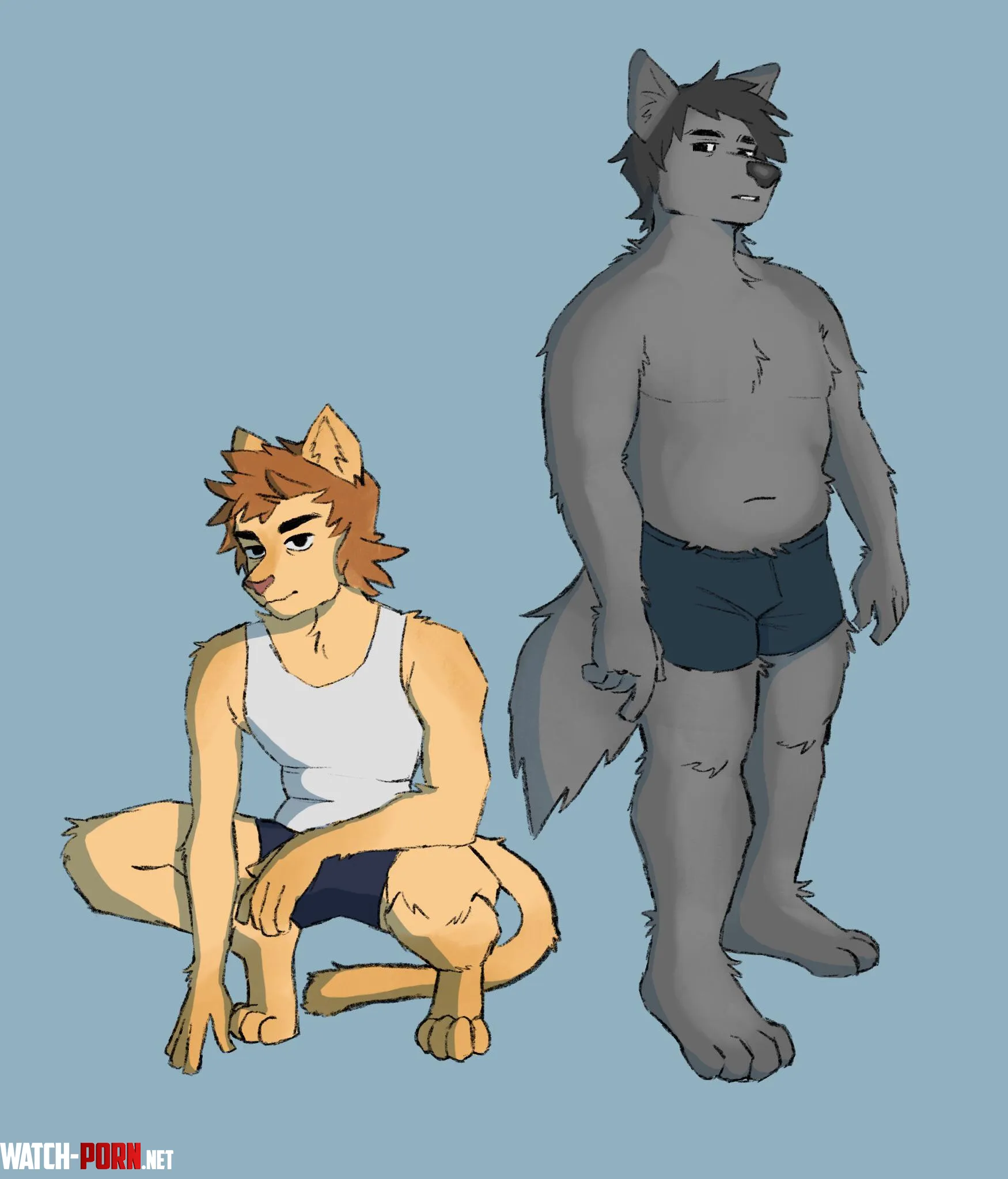 Trying to get better at drawing male characters by forest-fur