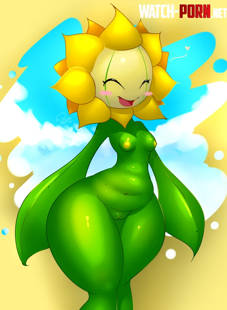 Sunflora showing off her curves By Elpatrixf by Very_cold_smile