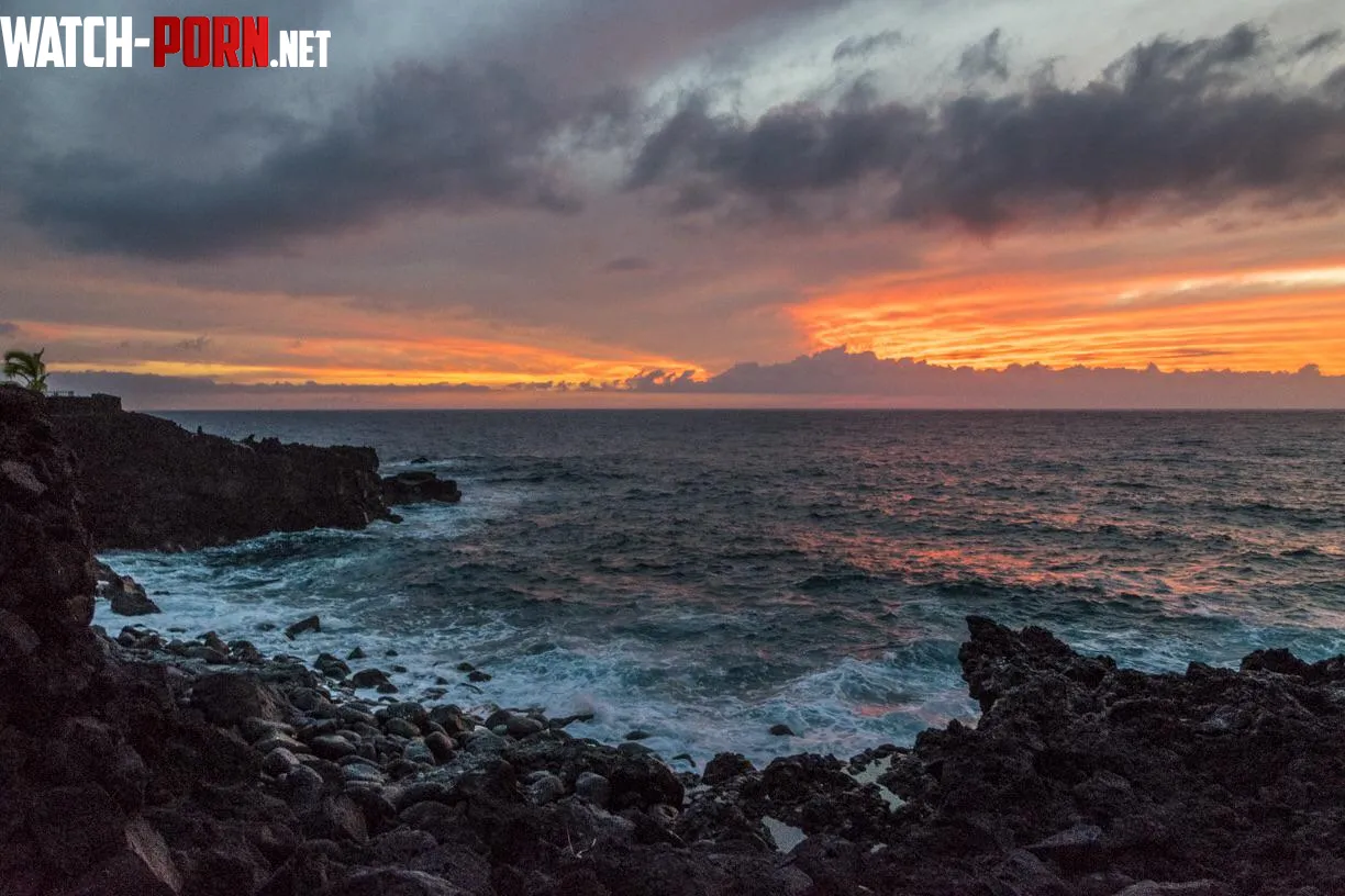 Hawaii rock beach by colapepsikinnie