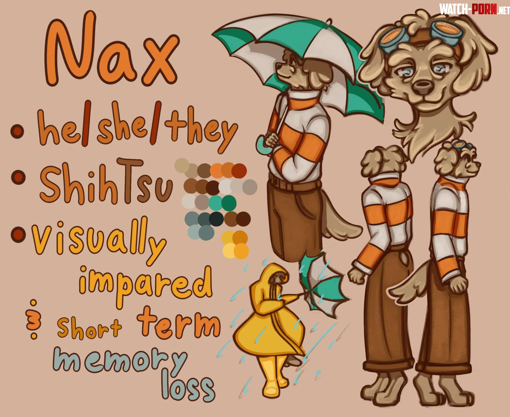 My first Fursona Nax by sucjer69