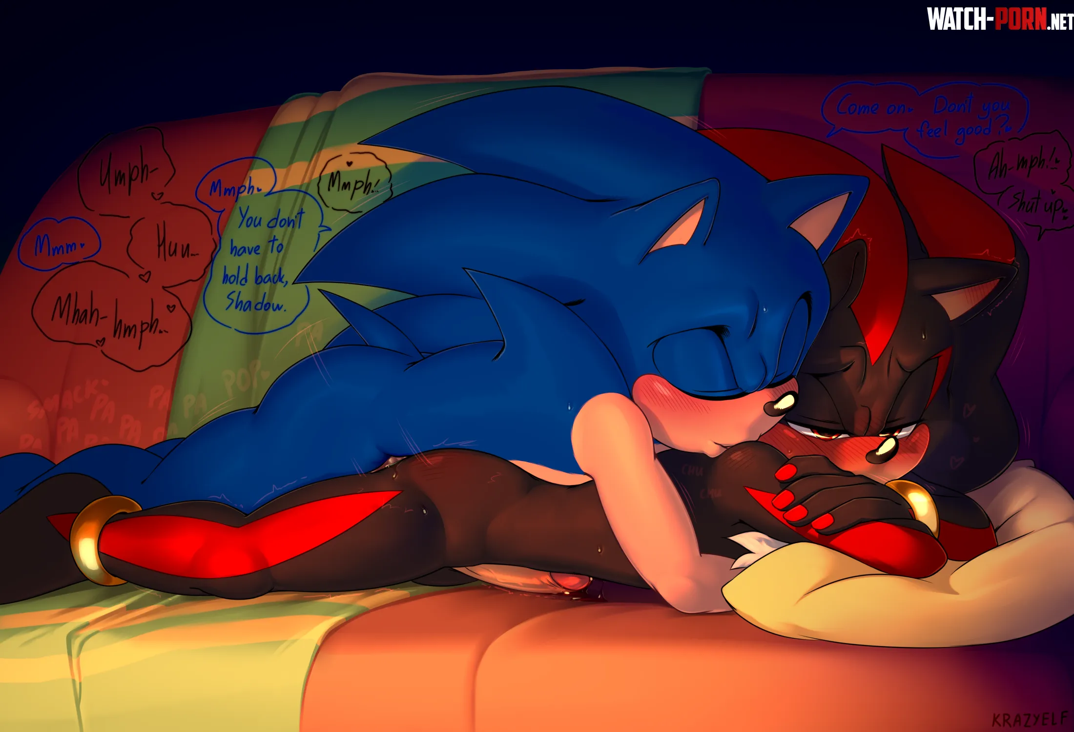 Sonic x Shadow Gay Porn NSFW Male MMKrazyELF by Sonic_the_hedgedog