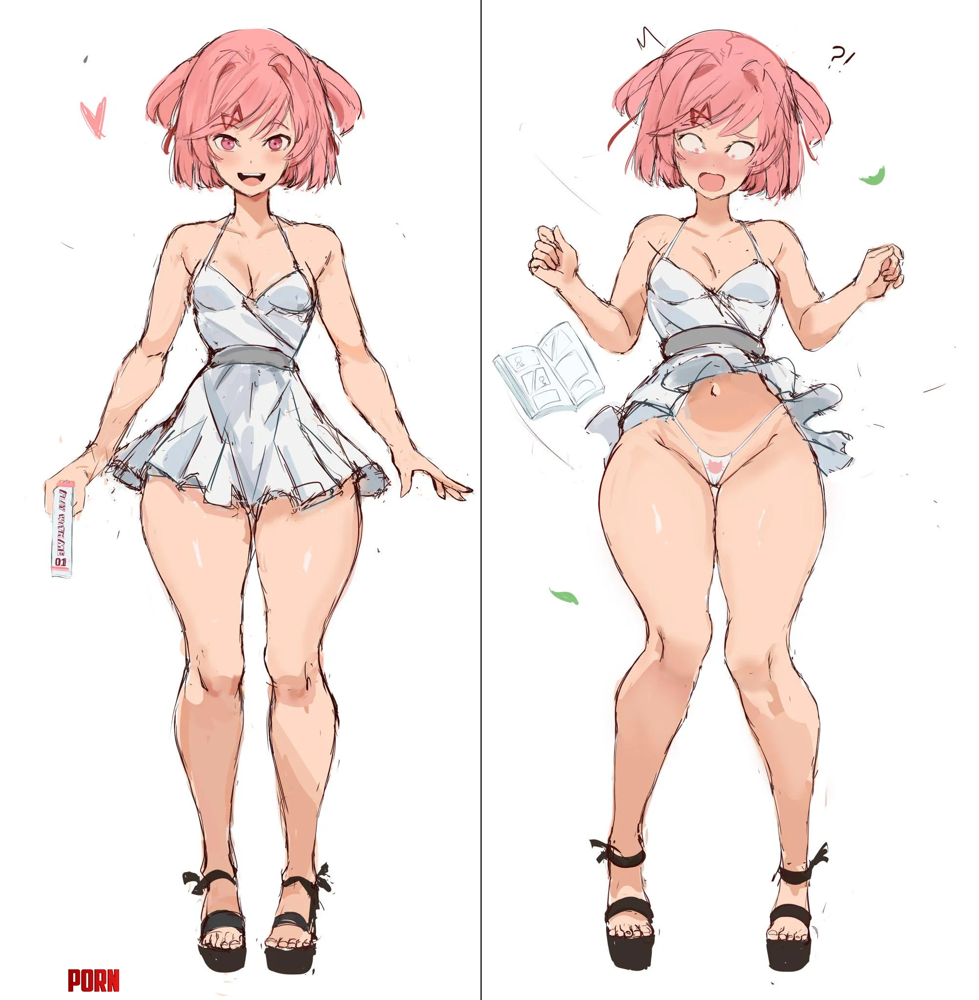 Natsuki rakeenart by A_MASSIVE_PERVERT