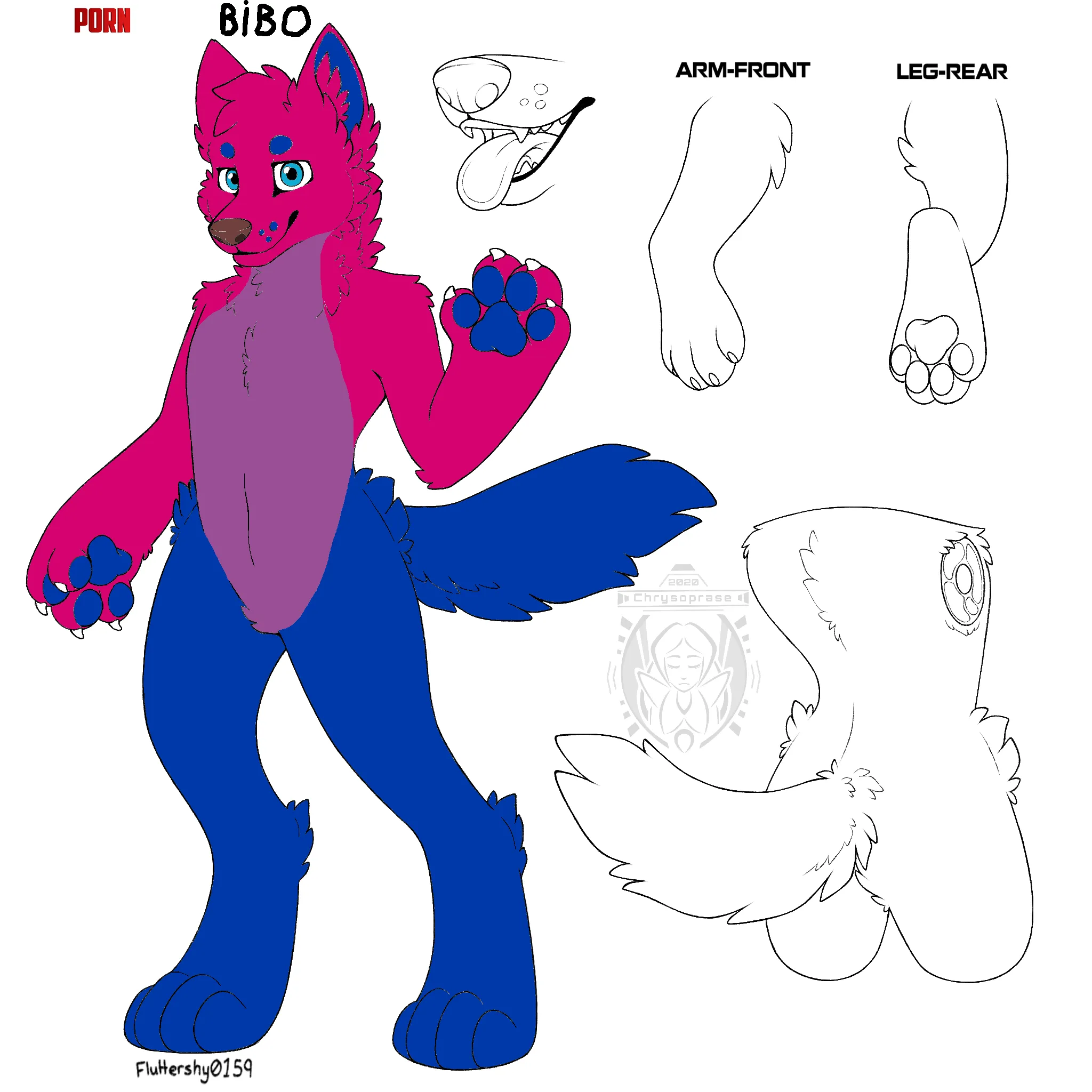 here is my first fursona meet bibo by xsika1