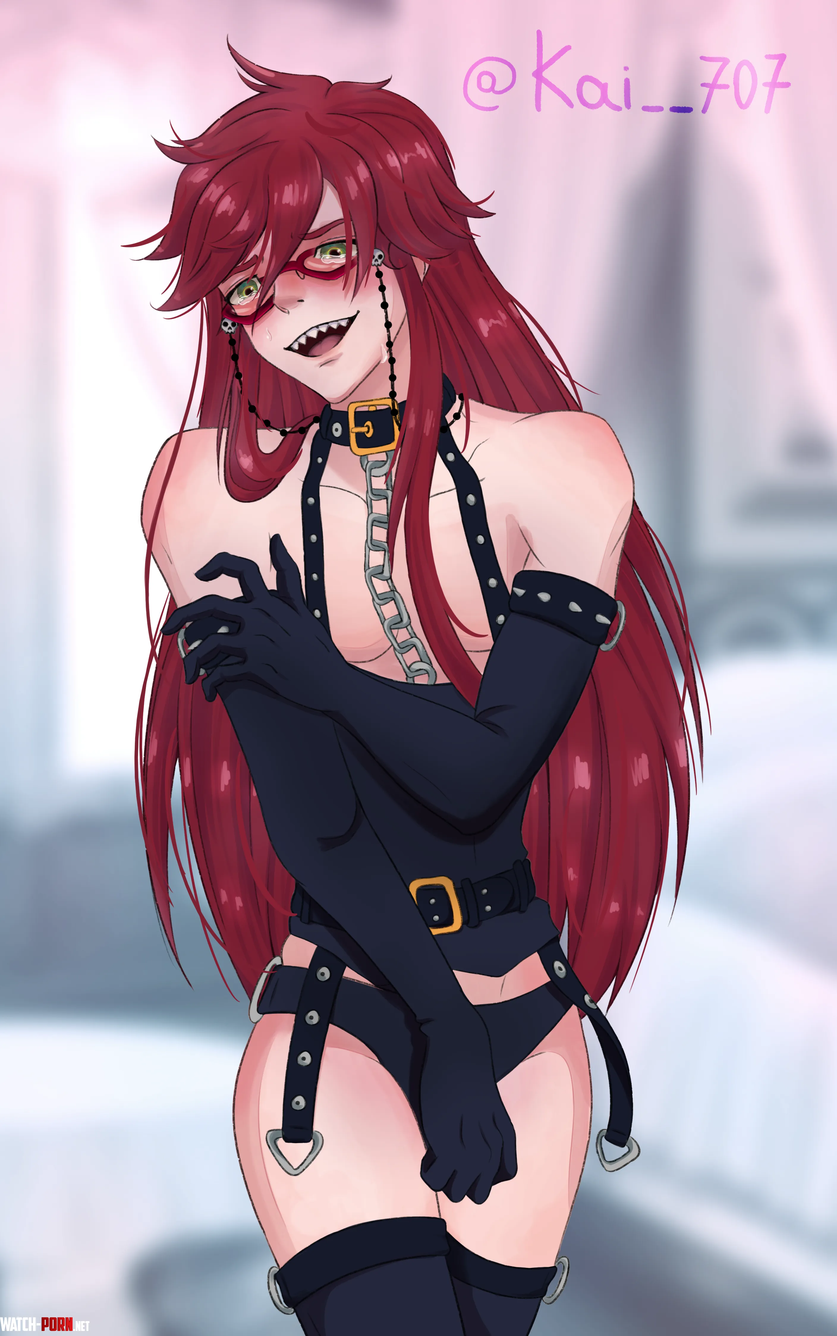 Grell in a sexy outfit by StreetAd8967