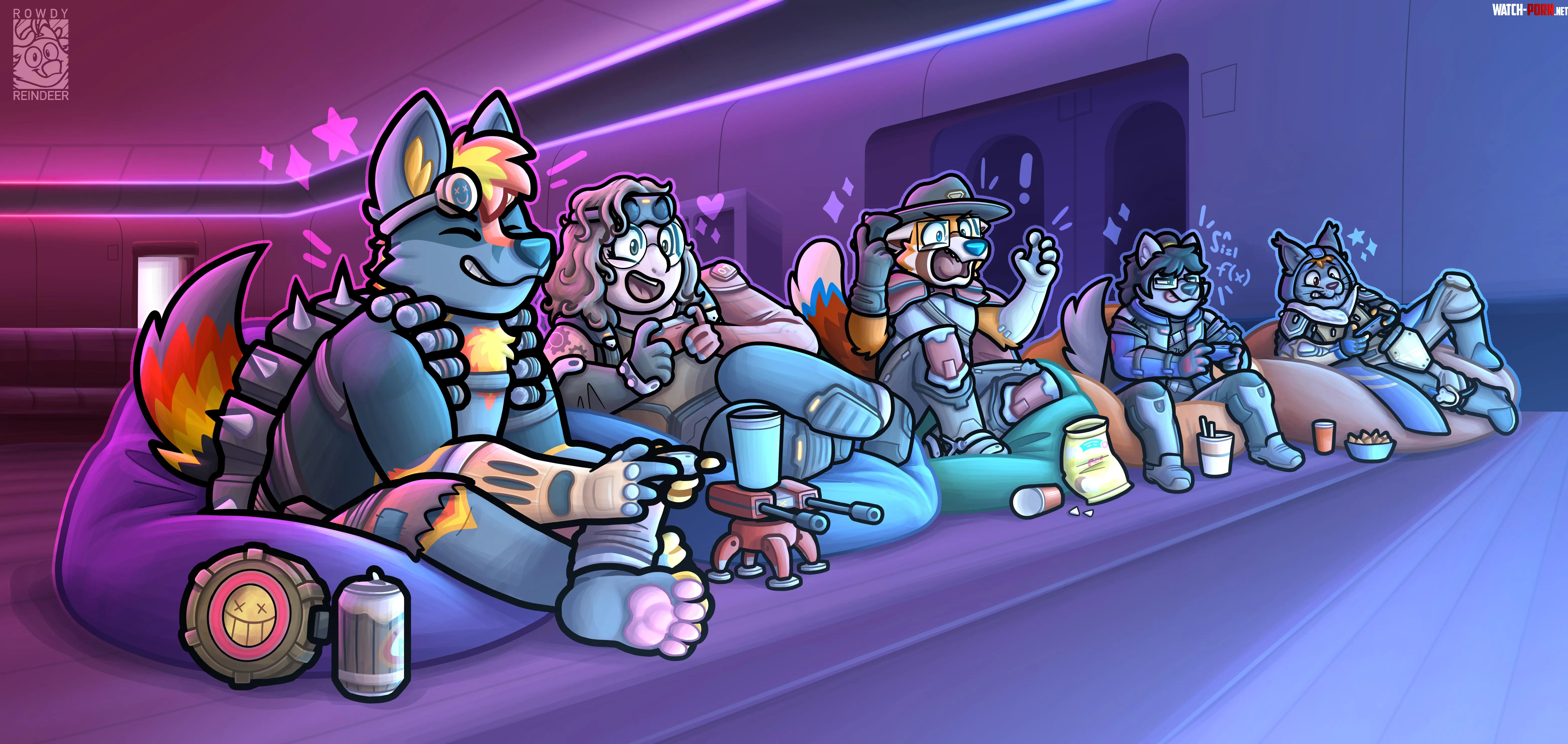 Game Night art by me by MaddyReindeer