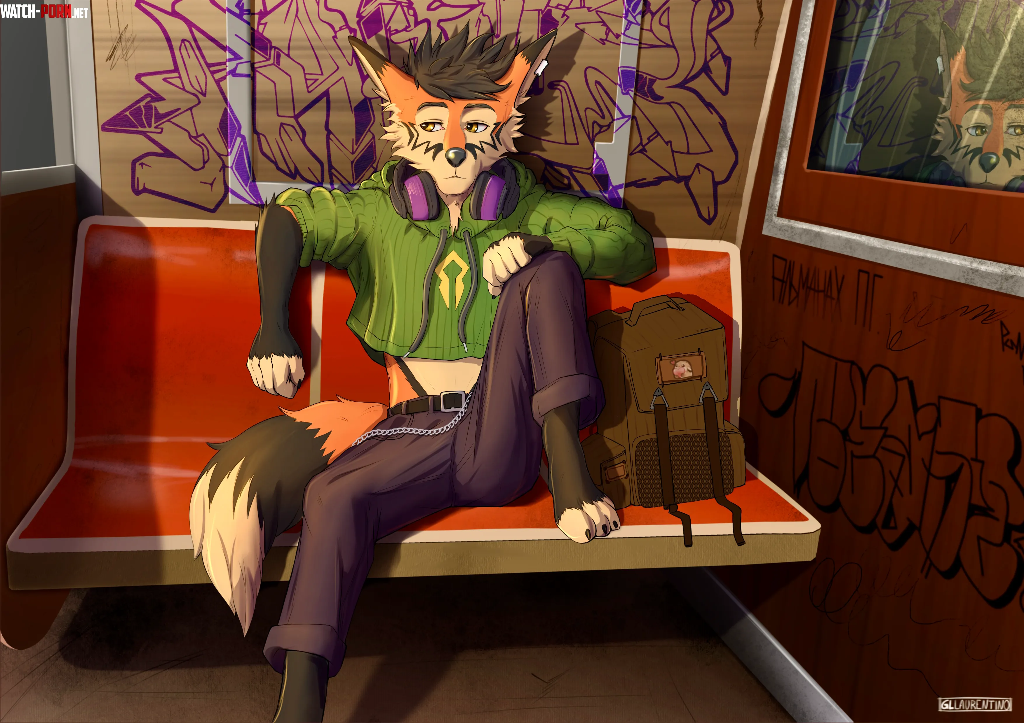 Sittin on the sub Gllaurentino by Basic-Art4648