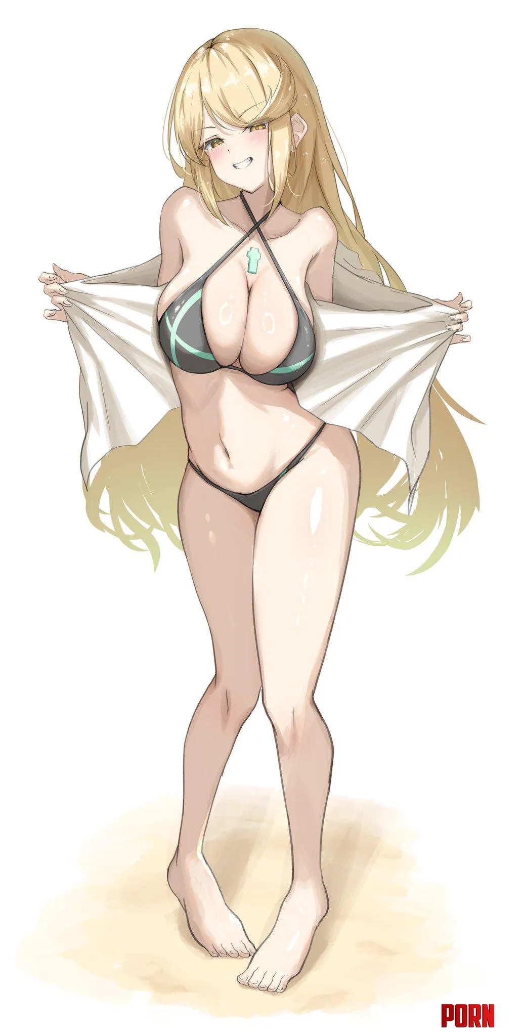 Bikini Mythra Xenoblade by A_MASSIVE_PERVERT