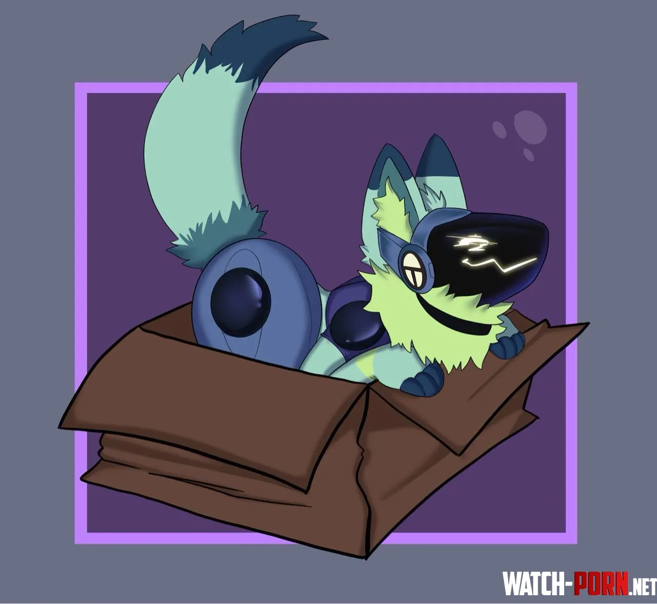 Sitting in a Box By ArtChanz by TwiggyProto