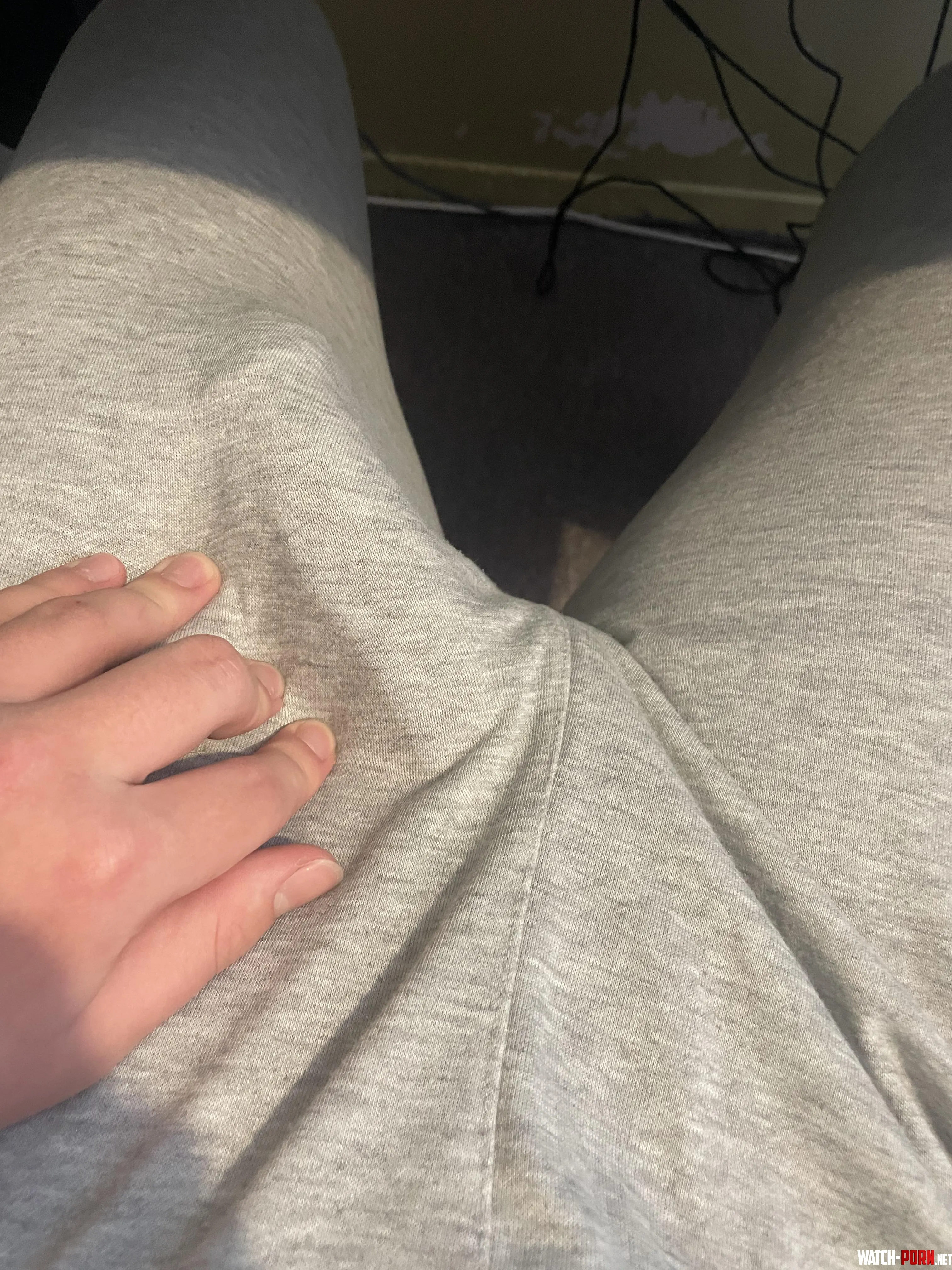 19 Straight bulging in sweatpants by Lucasthebeast18